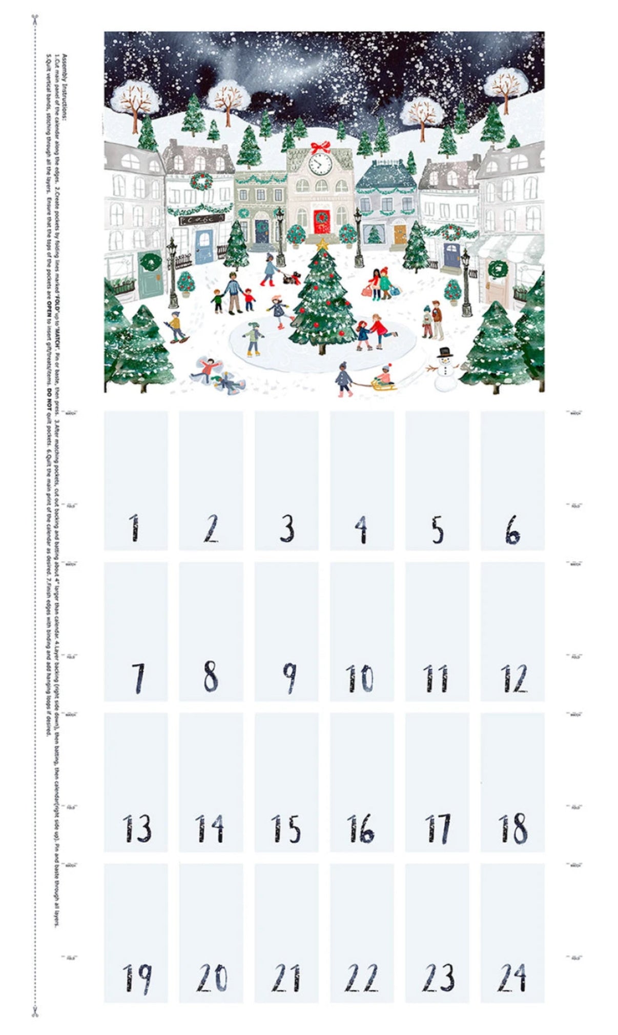 Baby It's Cold Outside Advent Panel