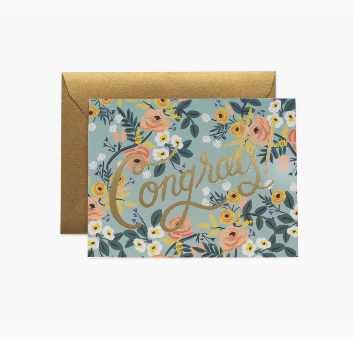 Blue Meadow Congrats Card