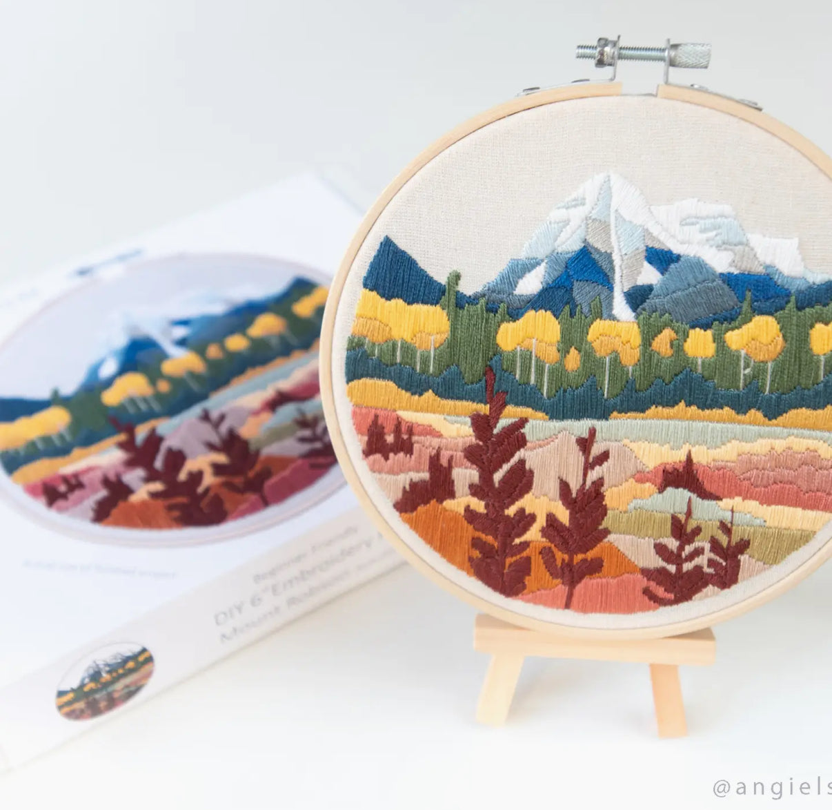 Mount Robson Autumn DIY Embroidery Kit