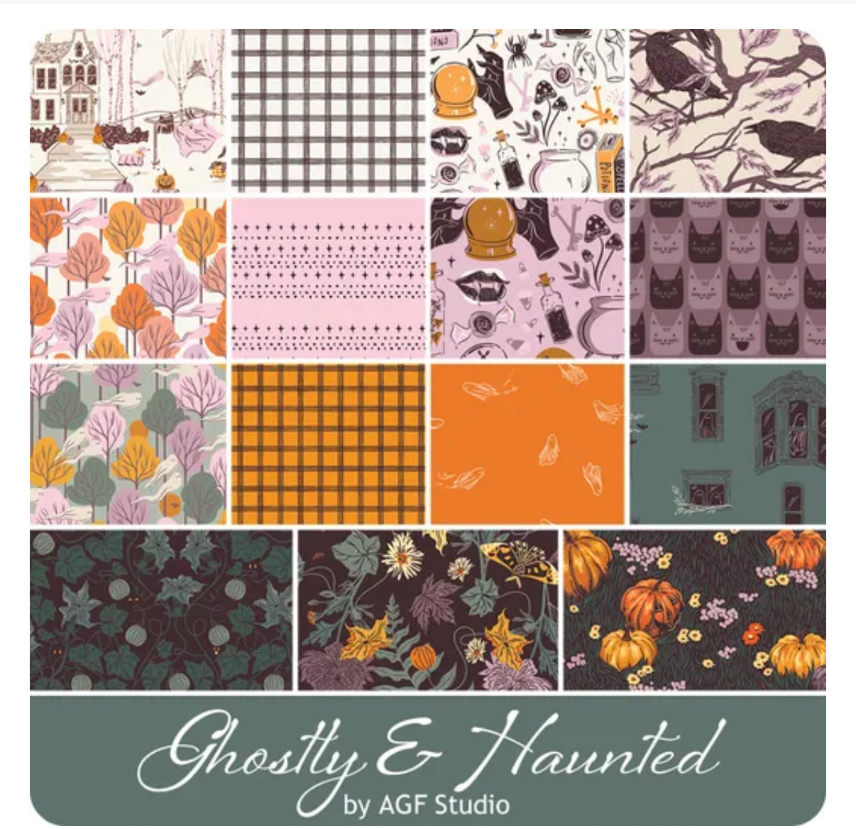 Ghostly & Haunted Witching Fat Quarters