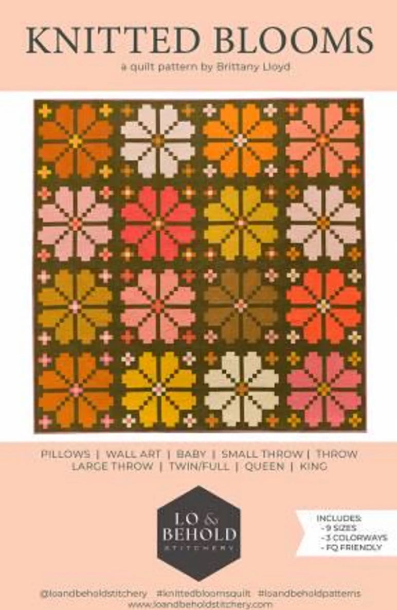 Knitted Blooms Pattern | Paper Pattern Lo & Behold