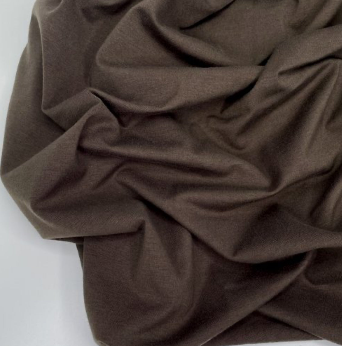 Cotton Modal Knit Jersey Espresso