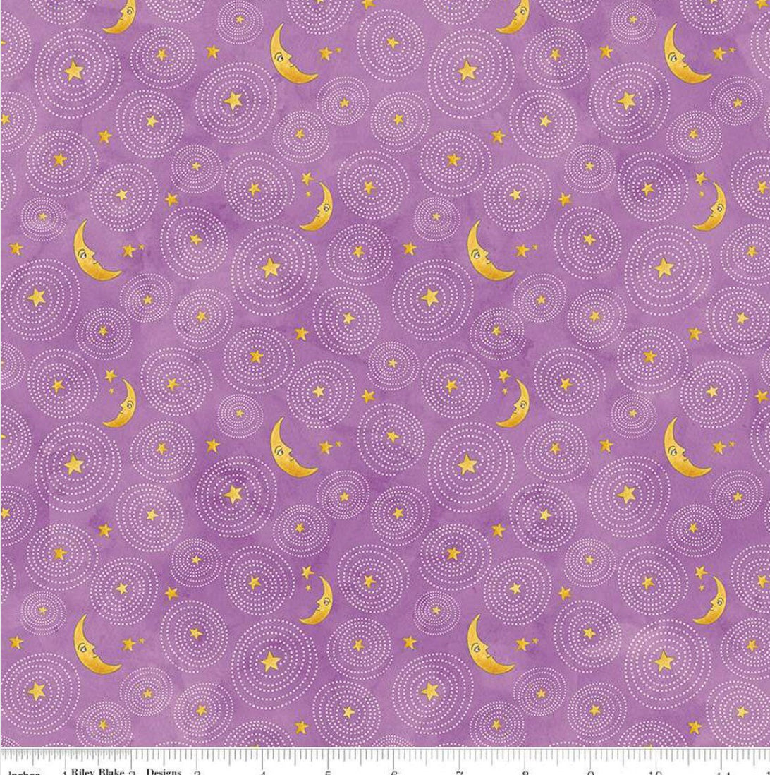 Ghoul Friends Stars and Moon Purple
