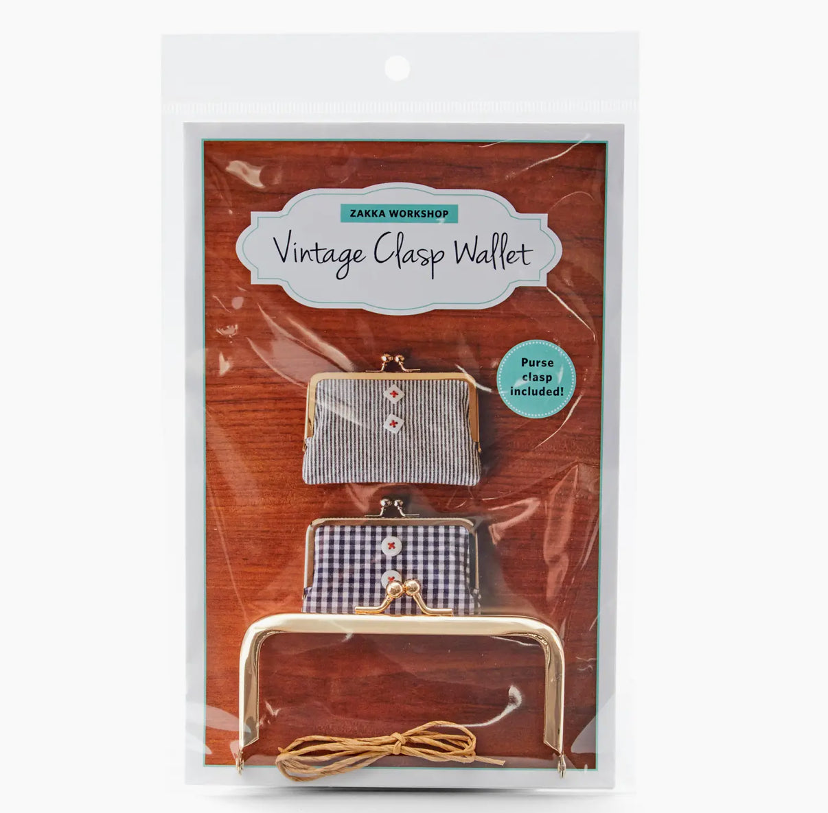 Vintage Clasp Wallet Rose Gold Clasp