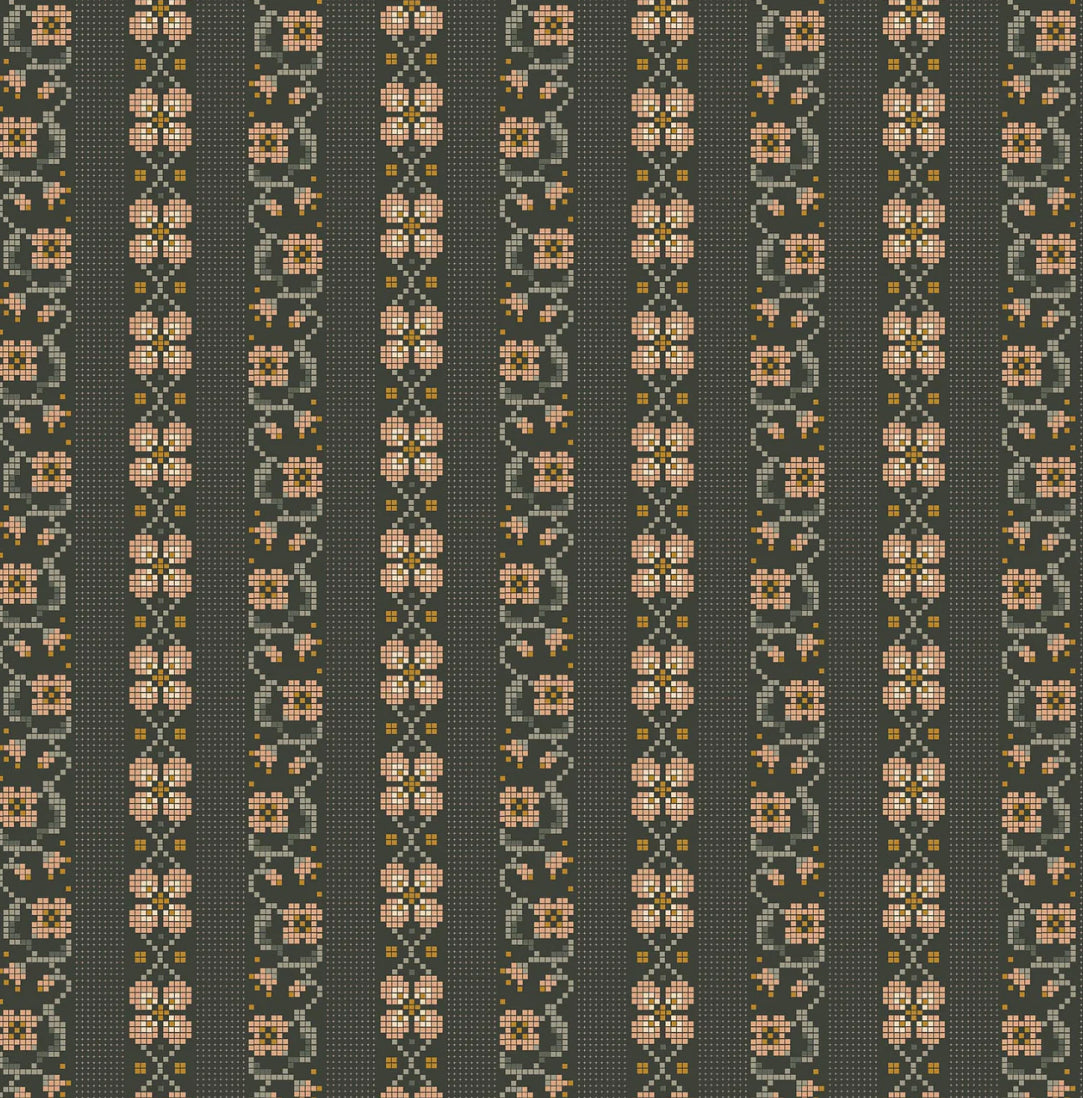 Klara Spruce Figo Fabrics
