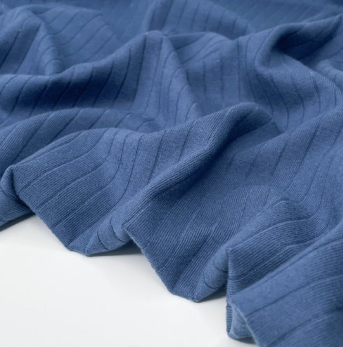 Rib Knit - Blue