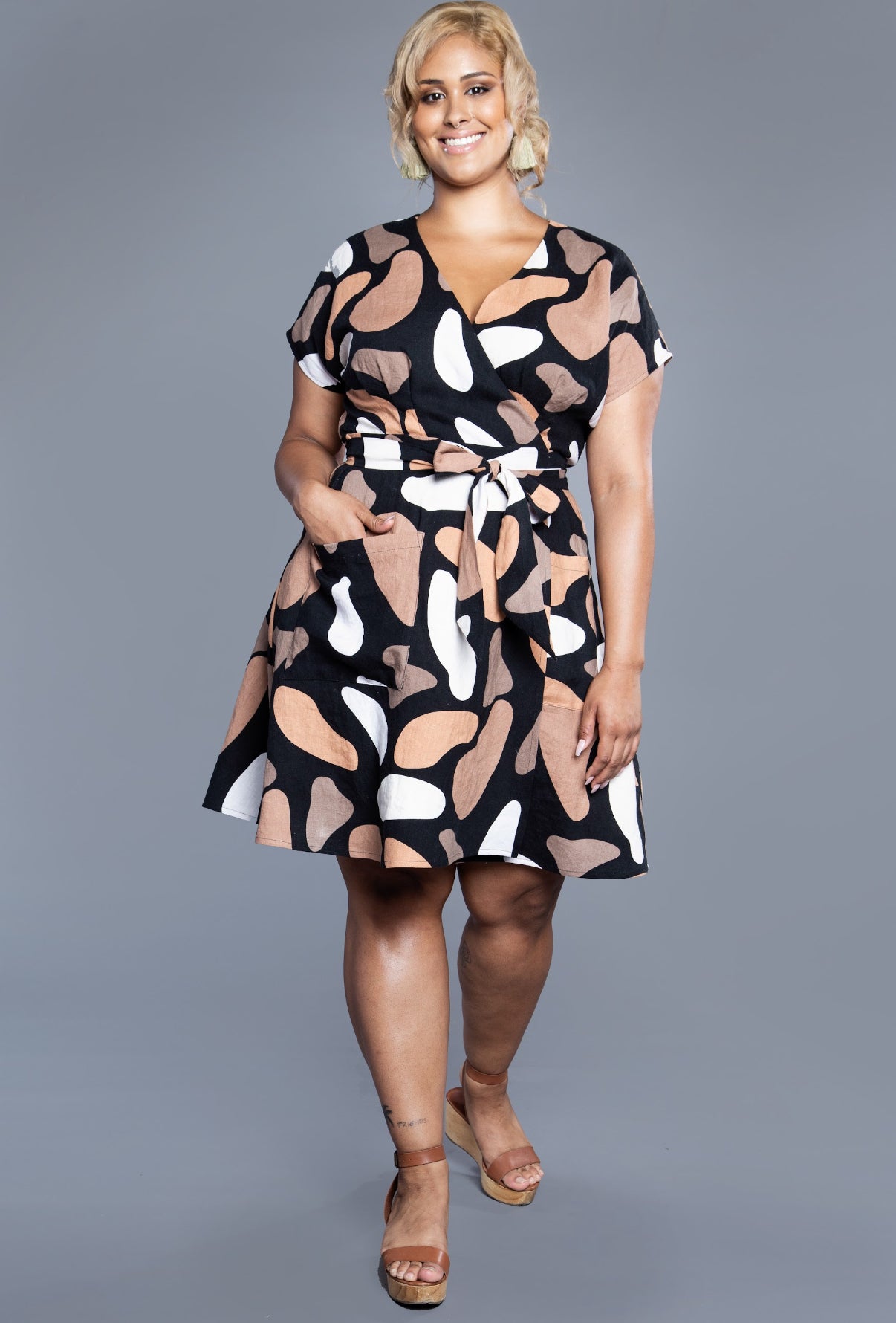 Elodie Wrap Dress Pattern by Closet Core
