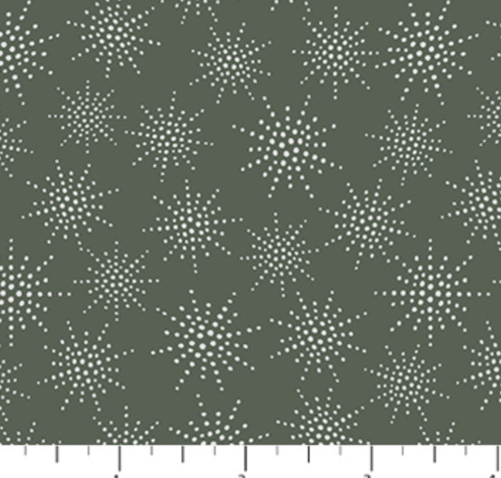 Snowfall Metallic Forest Figo Fabrics