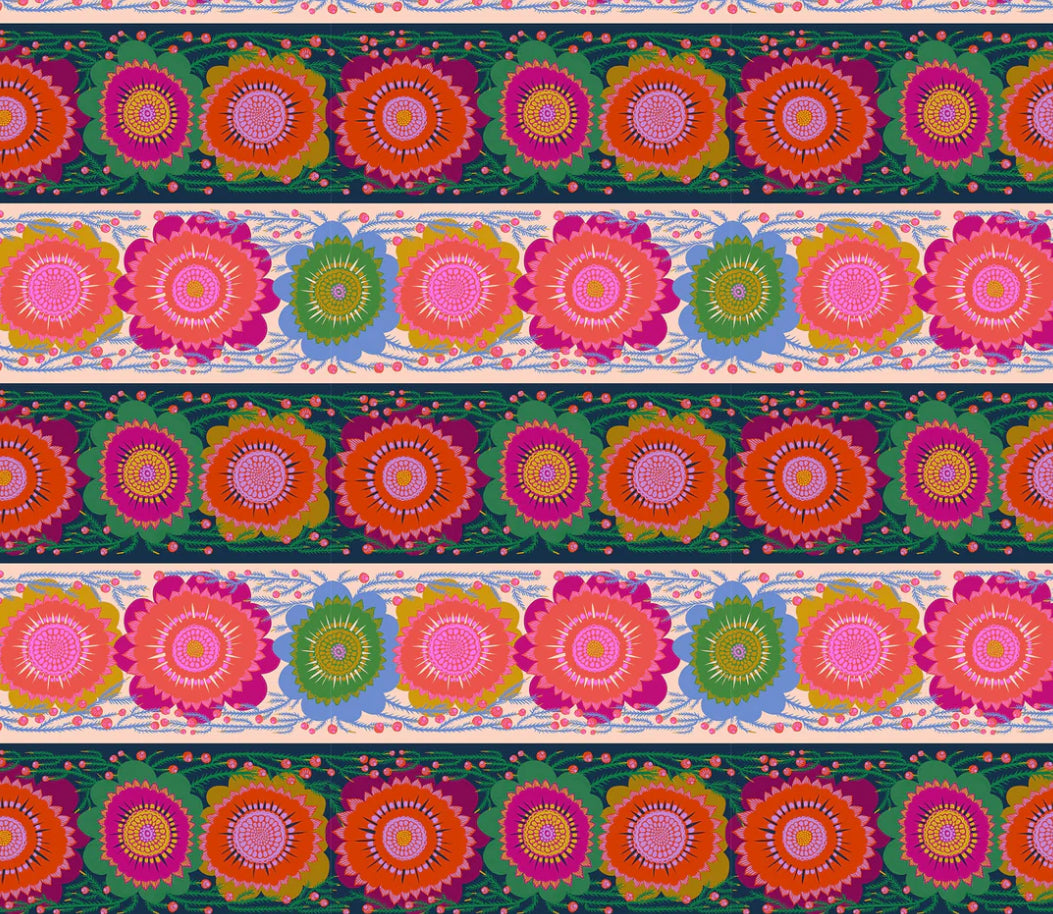 Anna Maria Textiles- Perennial Boarders Line Dance