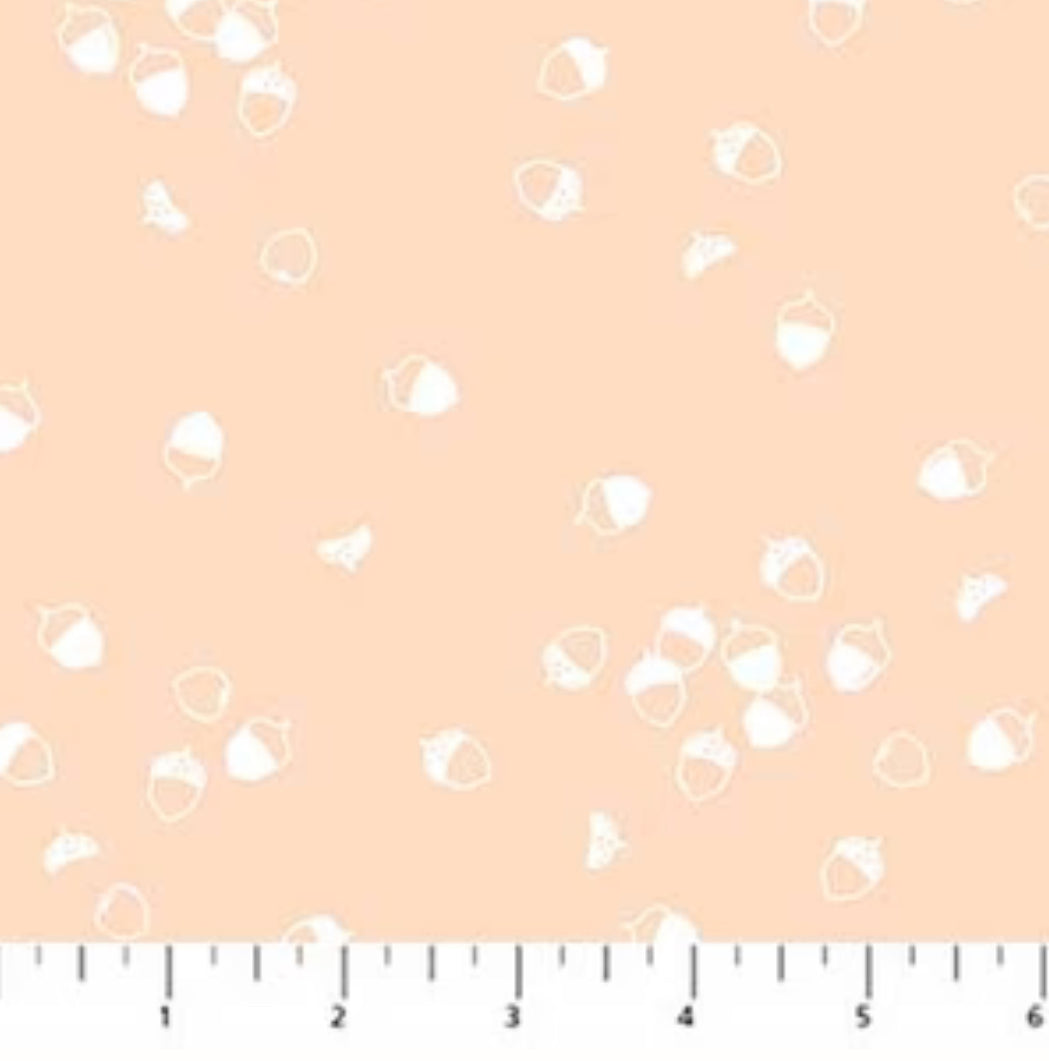 Lucky Charms Basics Peach Figo Fabrics