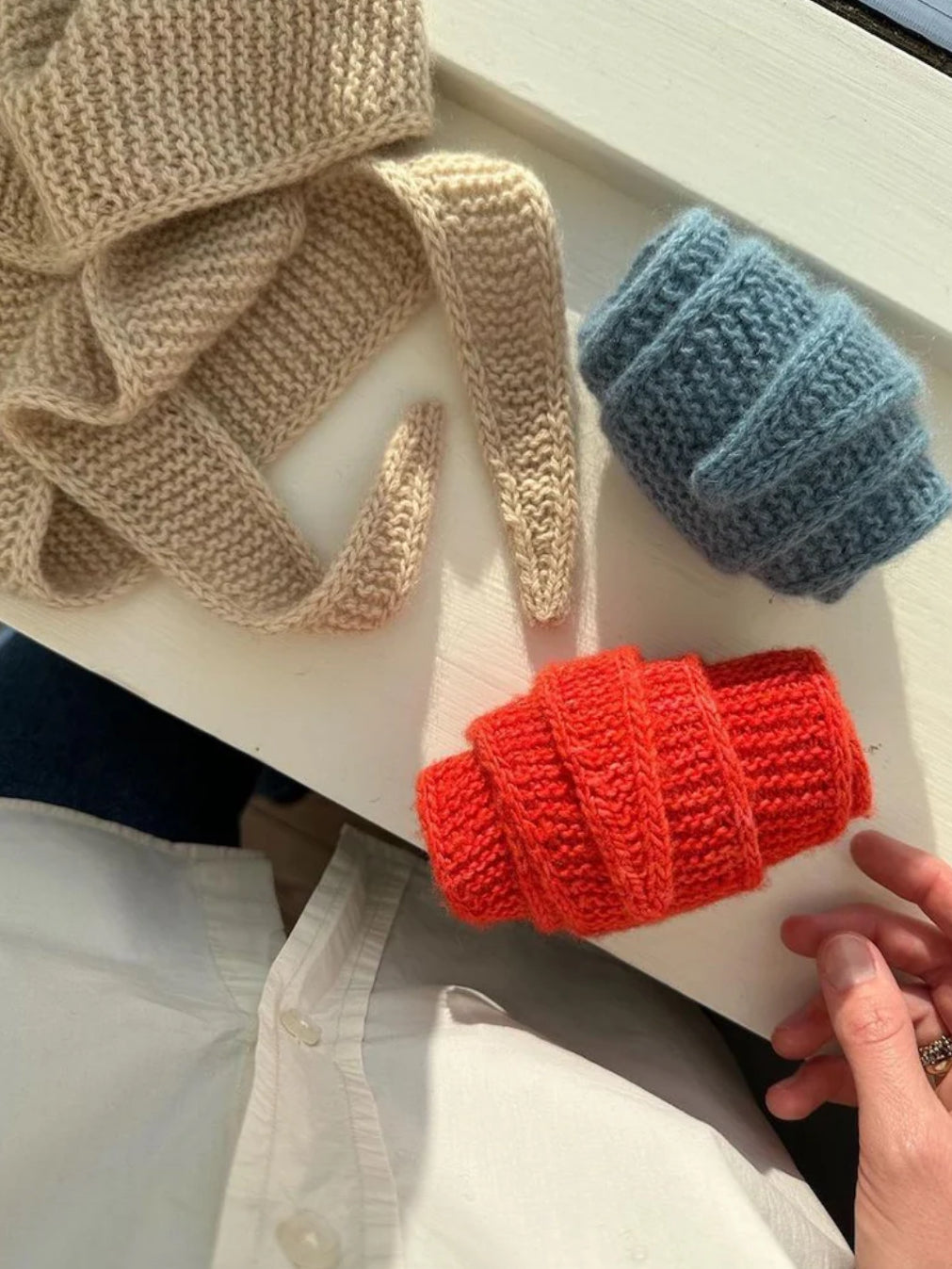 Sophie Scarf Beginner Introduction to Knitting Level 2
