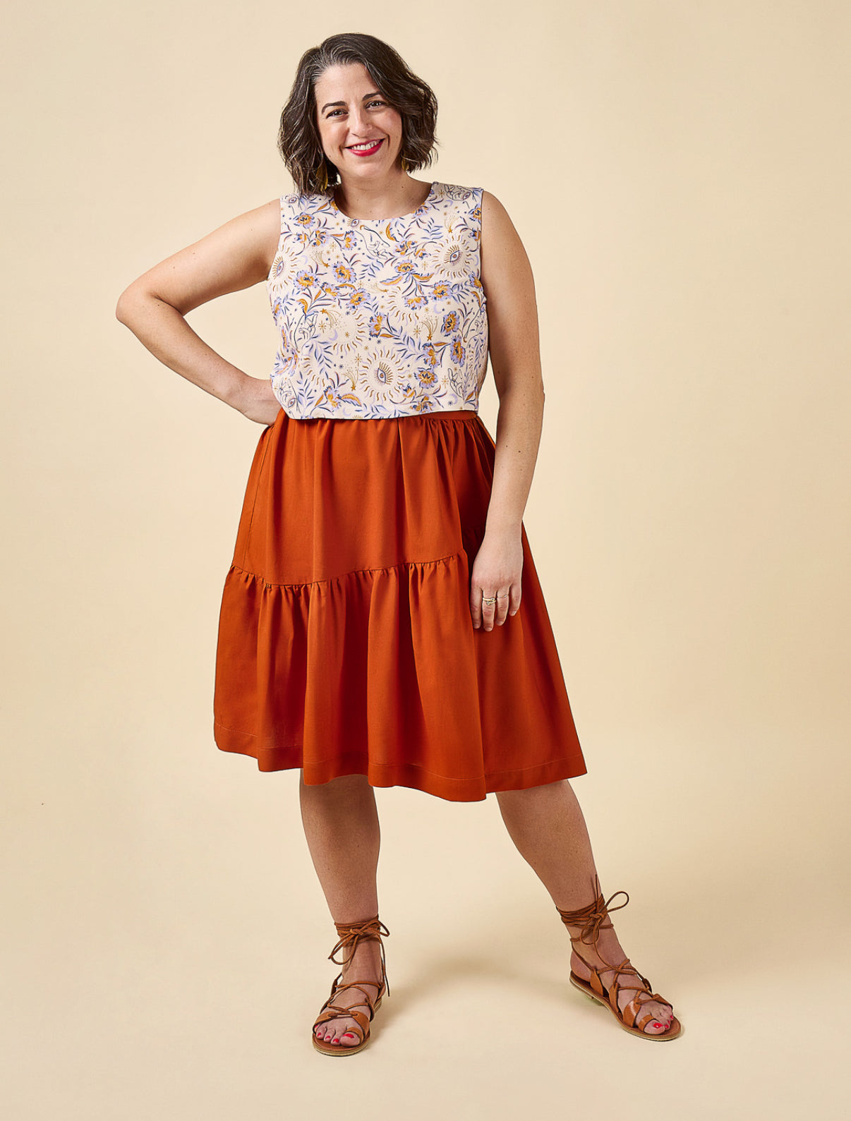 Azure Dress Top Skirt Pattern by Closet Core