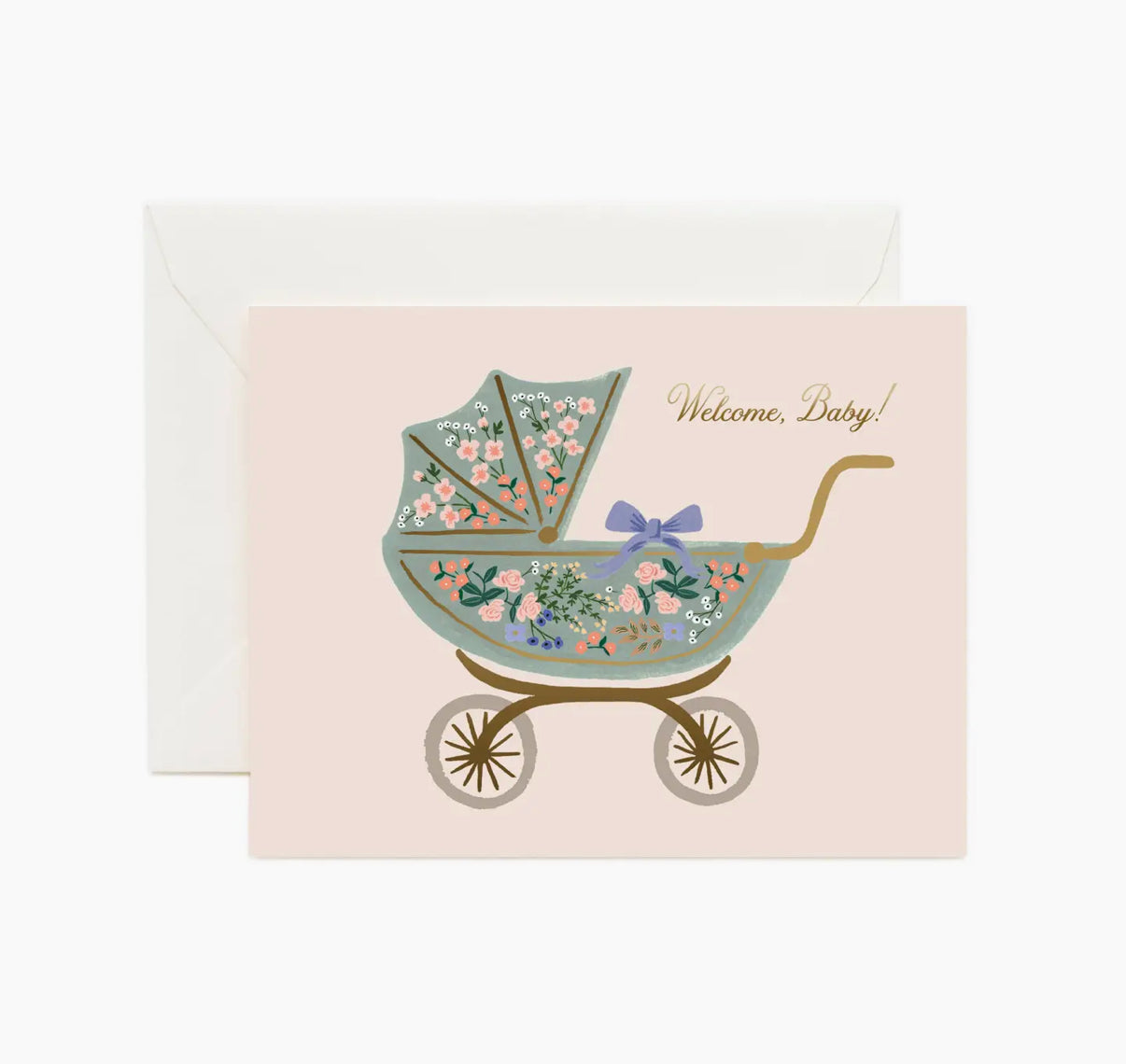 Floral Pram Card