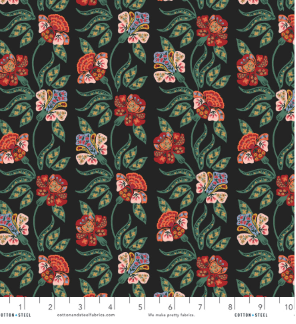 Dahlia Rifle Paper Co Posy Black