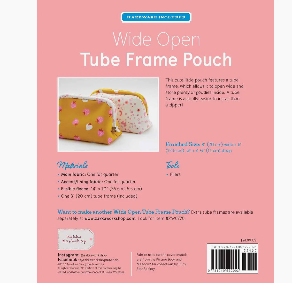 Wide Open Tube Frame Pouch Kit