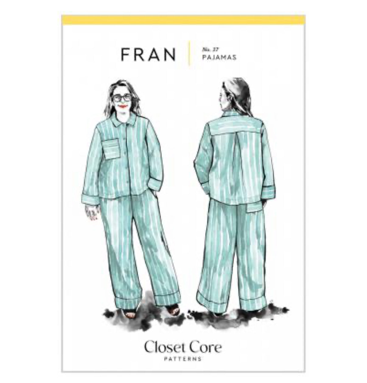 Fran Pajamas Paper Pattern by Closet Core