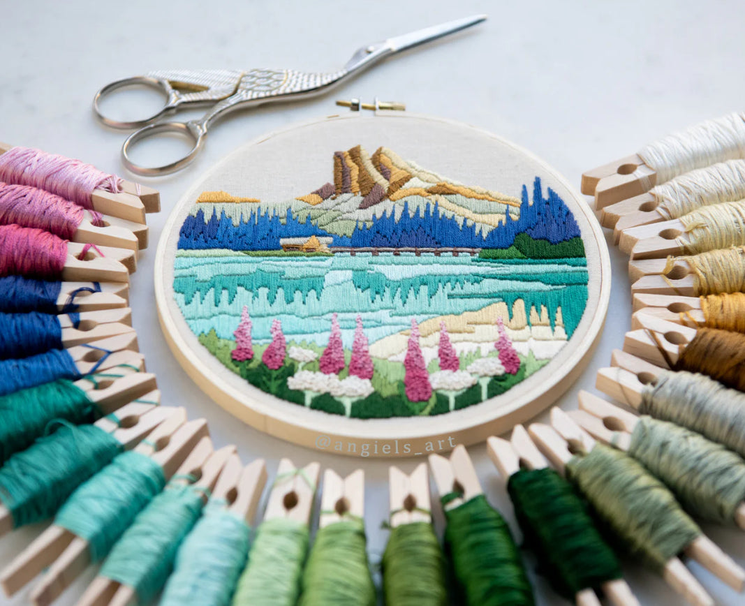 Emerald Lake DIY Embroidery Kit