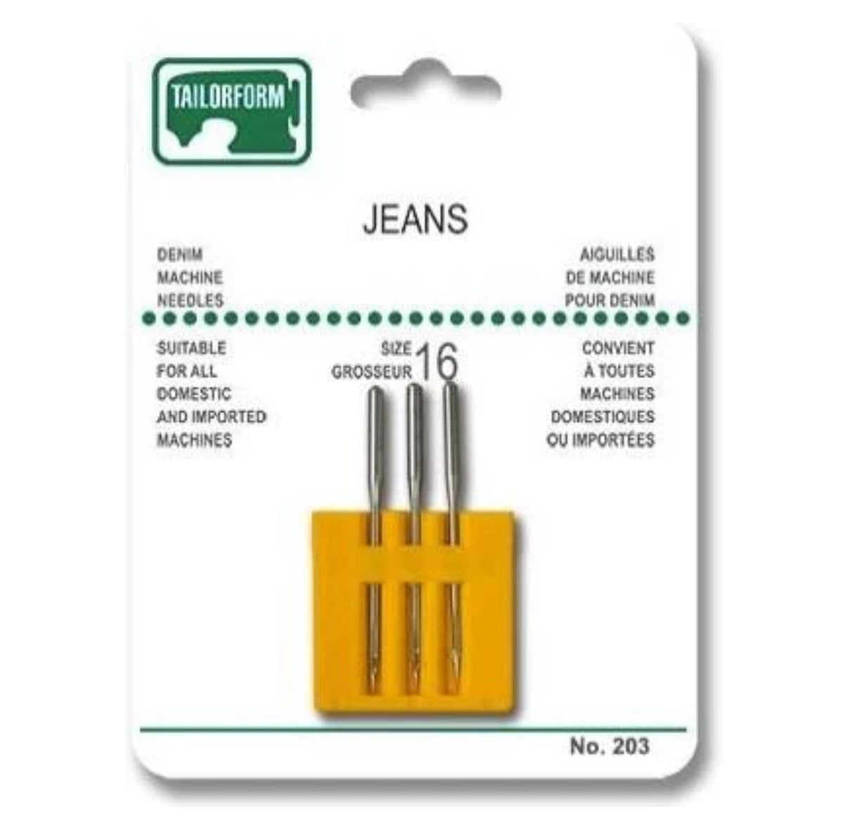 Jean Needles - Size 16