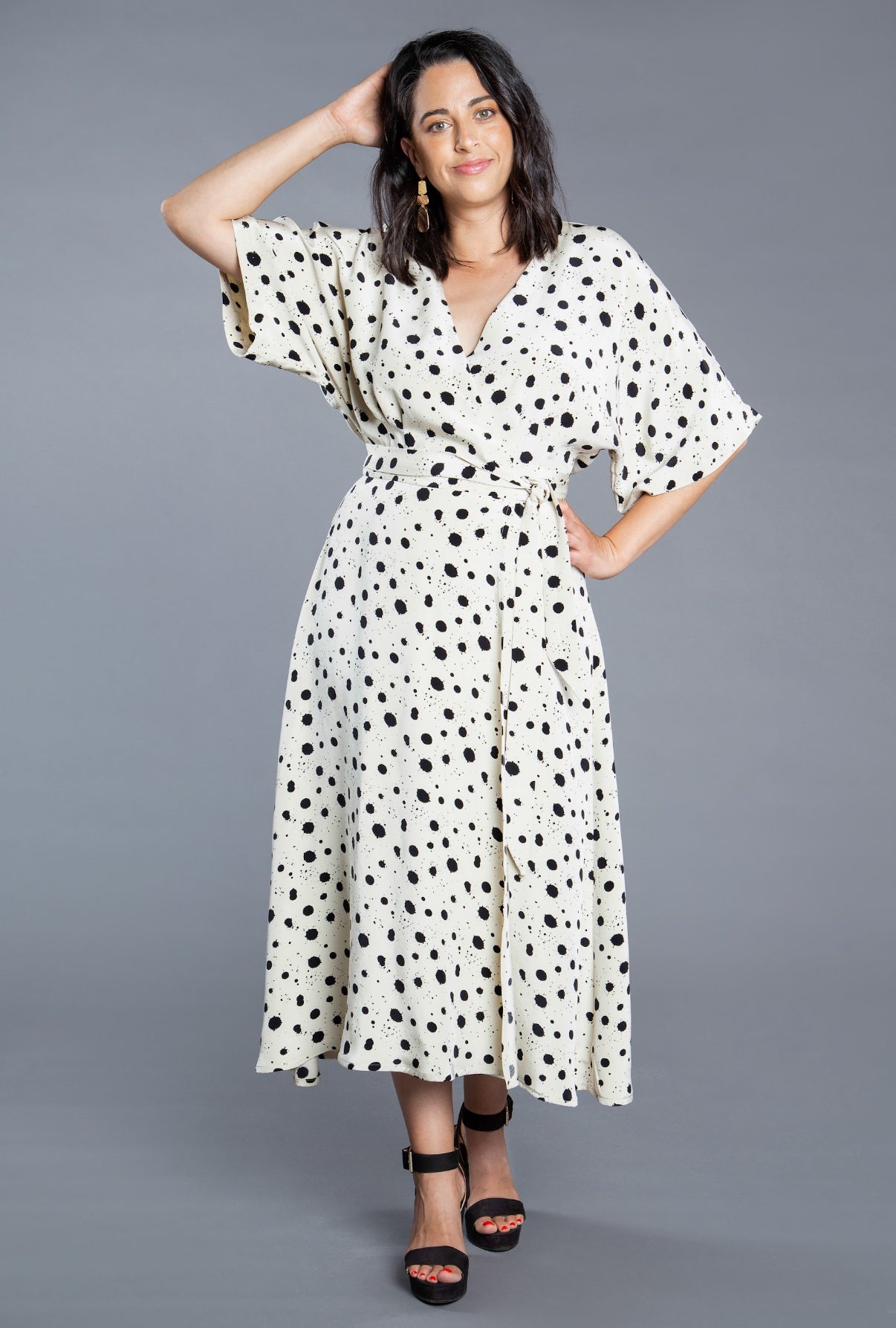Elodie Wrap Dress Pattern by Closet Core
