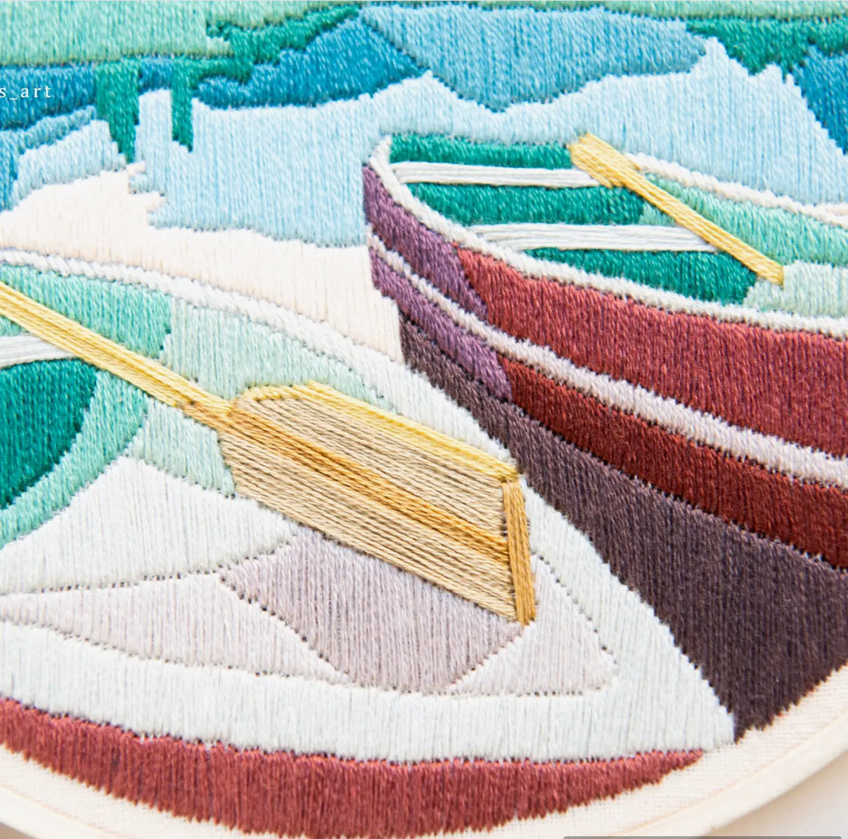 Boats DIY Embroidery Kit