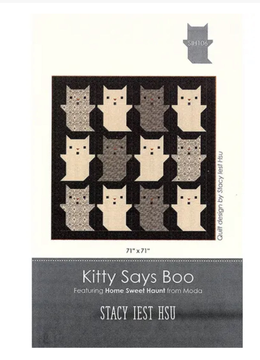 Kitty Says Boo Pattern