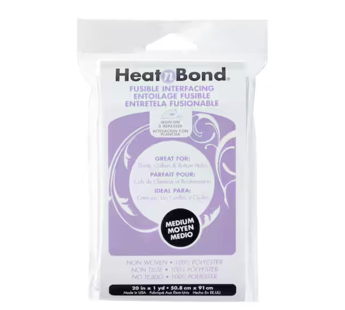 Heat N Bond® Non-Woven Fusible Interfacing, Medium