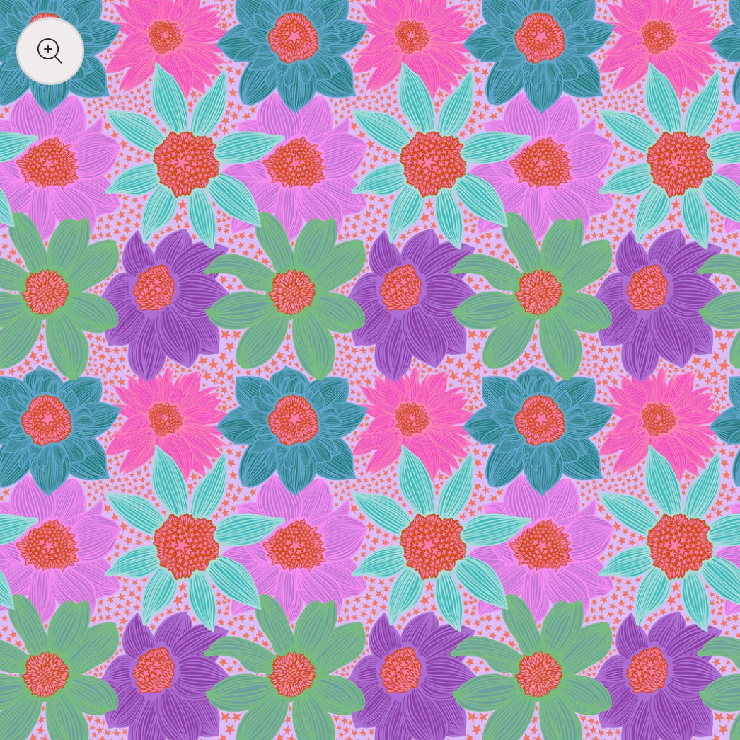 Anna Maria Textiles - Jumpstart - Stars and Stripes Lavender