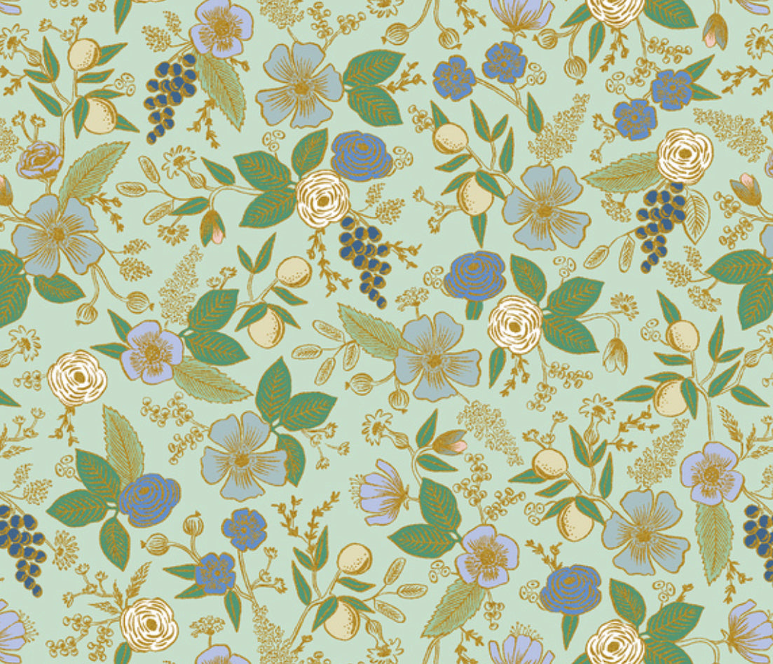 Orchard by Rifle Paper Co Cream Metallic Mint