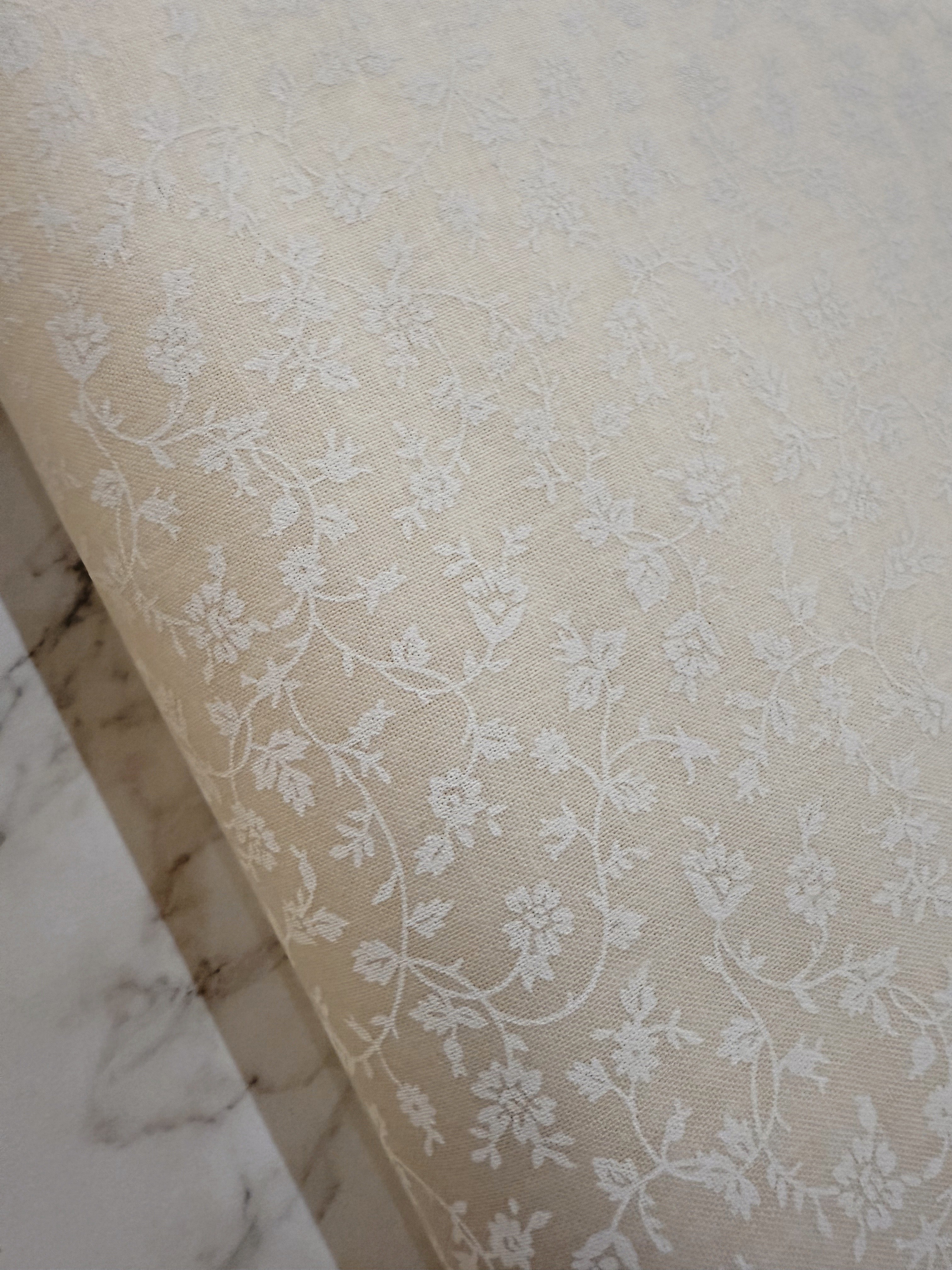 Muslin White Floral Two Tone