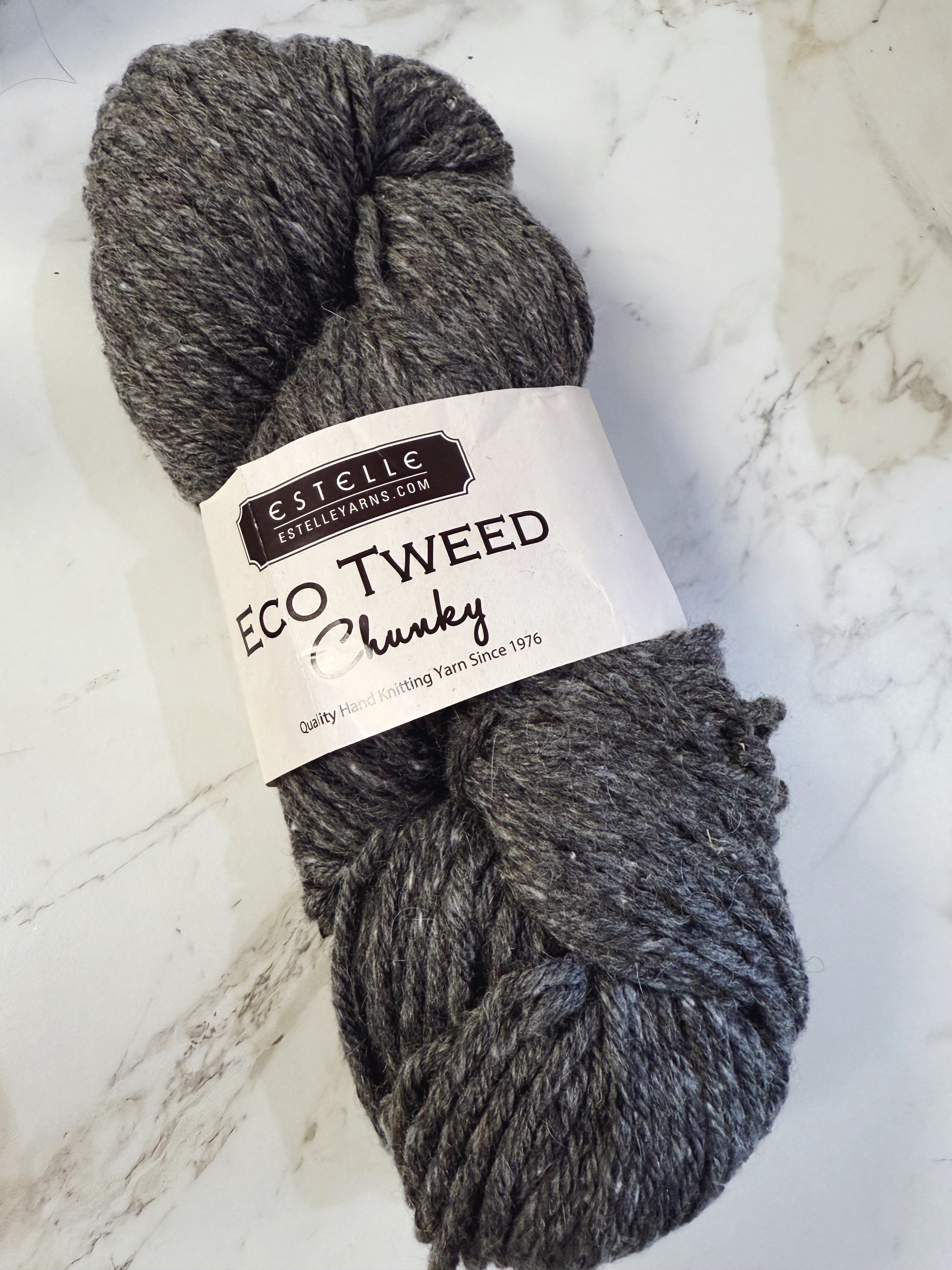 Eco Tweed Chunky Charcoal