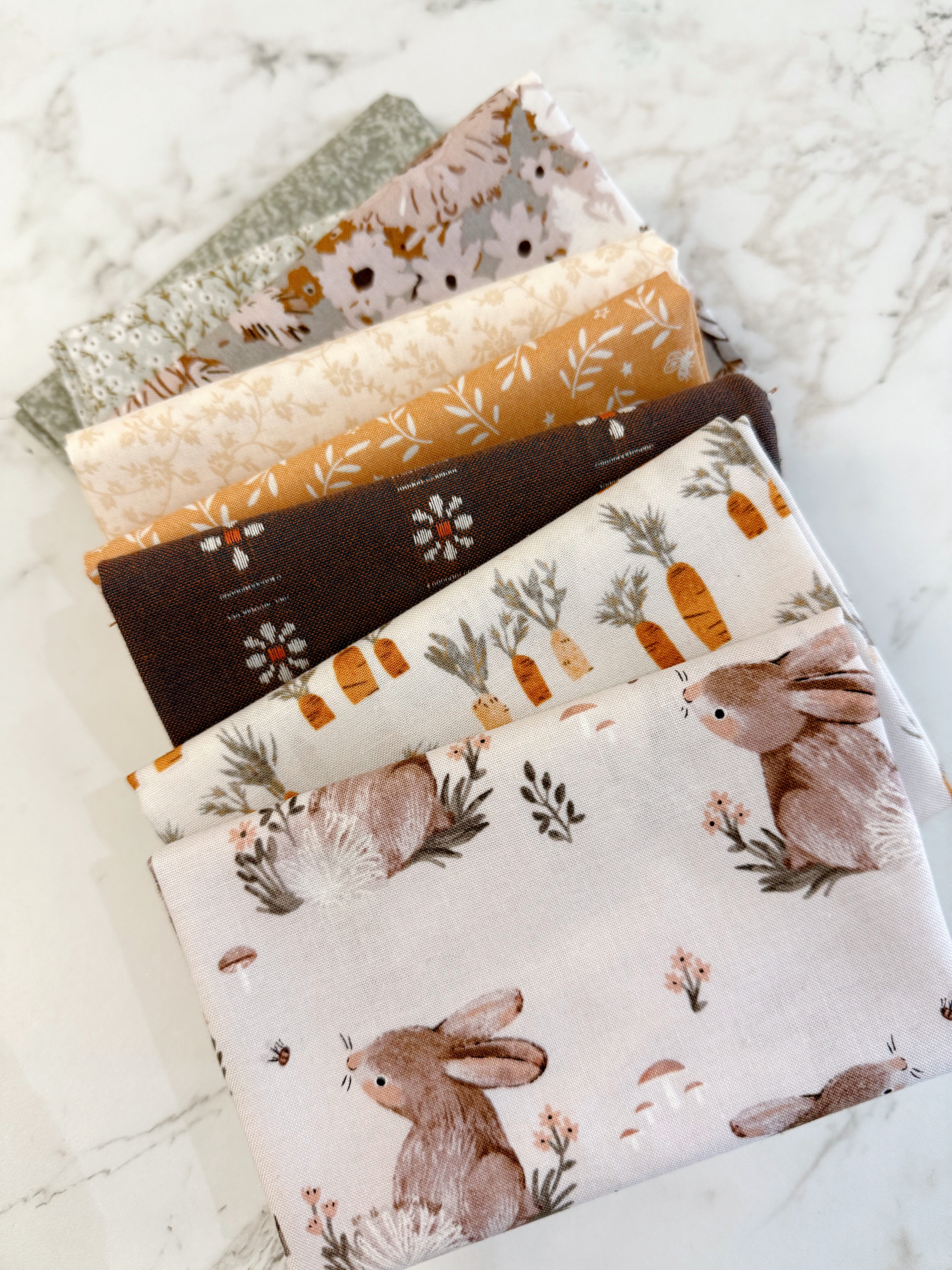 blossom bunnies fat quarter bundle