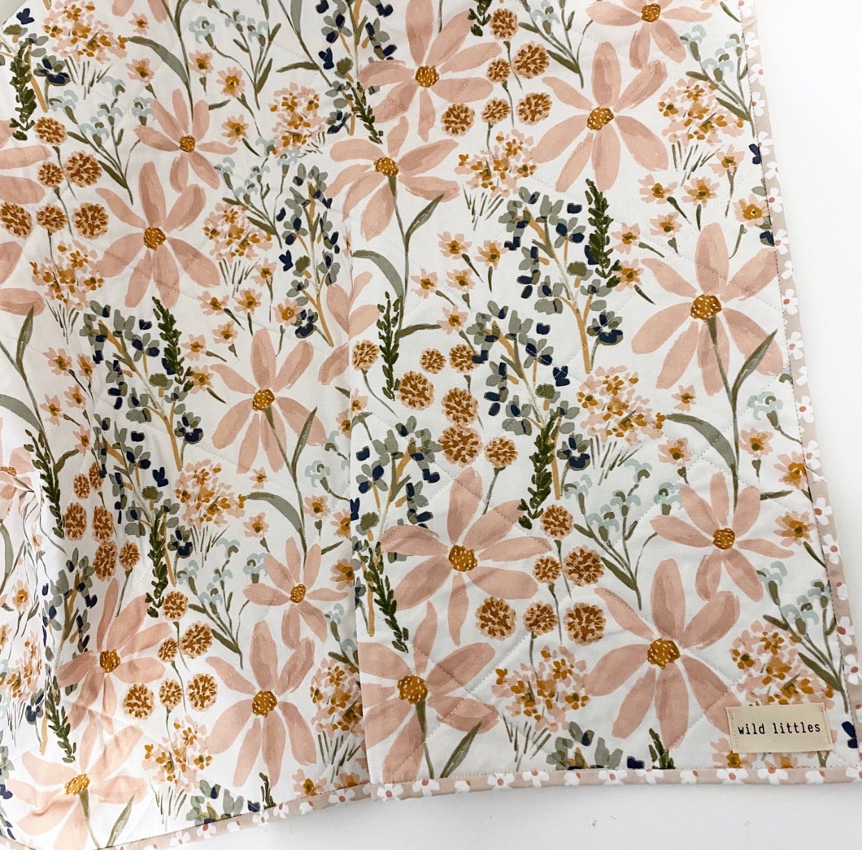 Daisy Bloom Wholecloth Quilt - Made to Order | Wild Littles