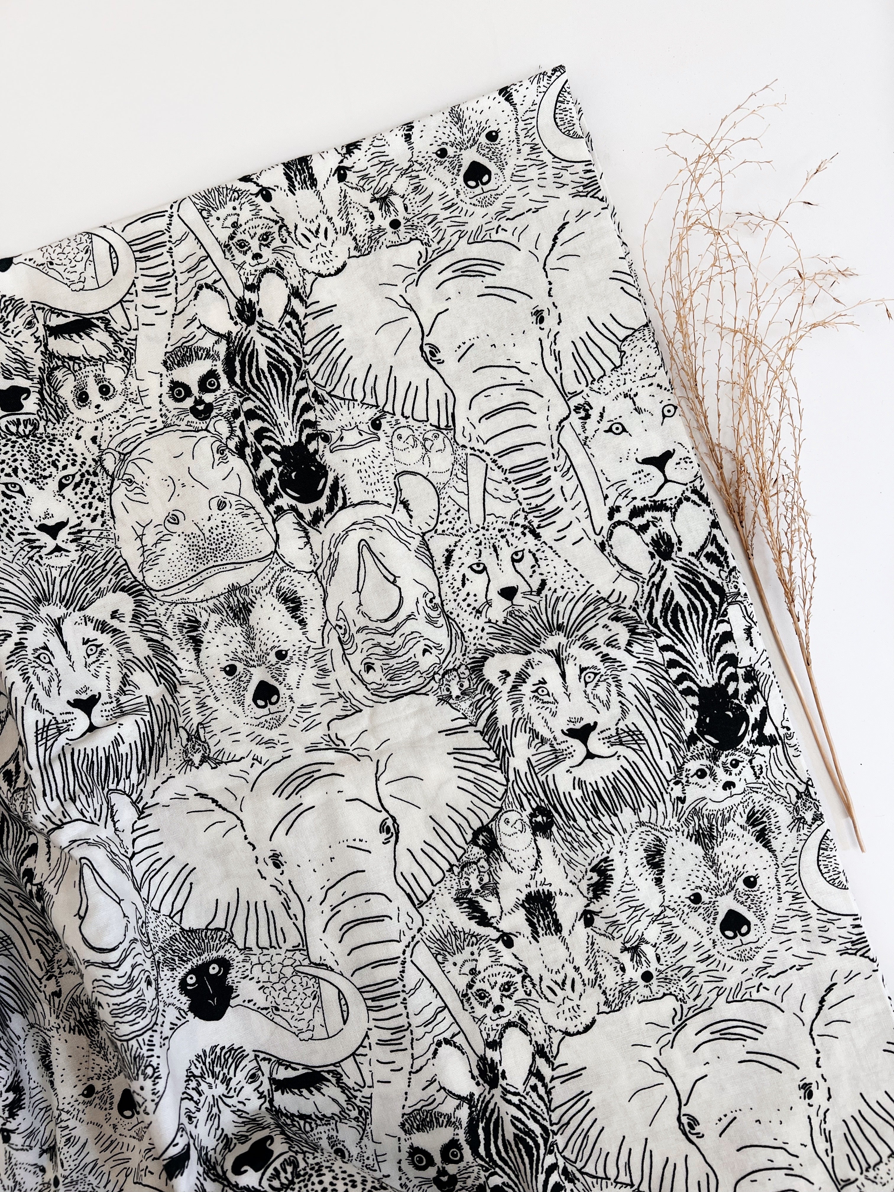 Whole Cloth Quilt Kit - jungle fun | Wild Littles