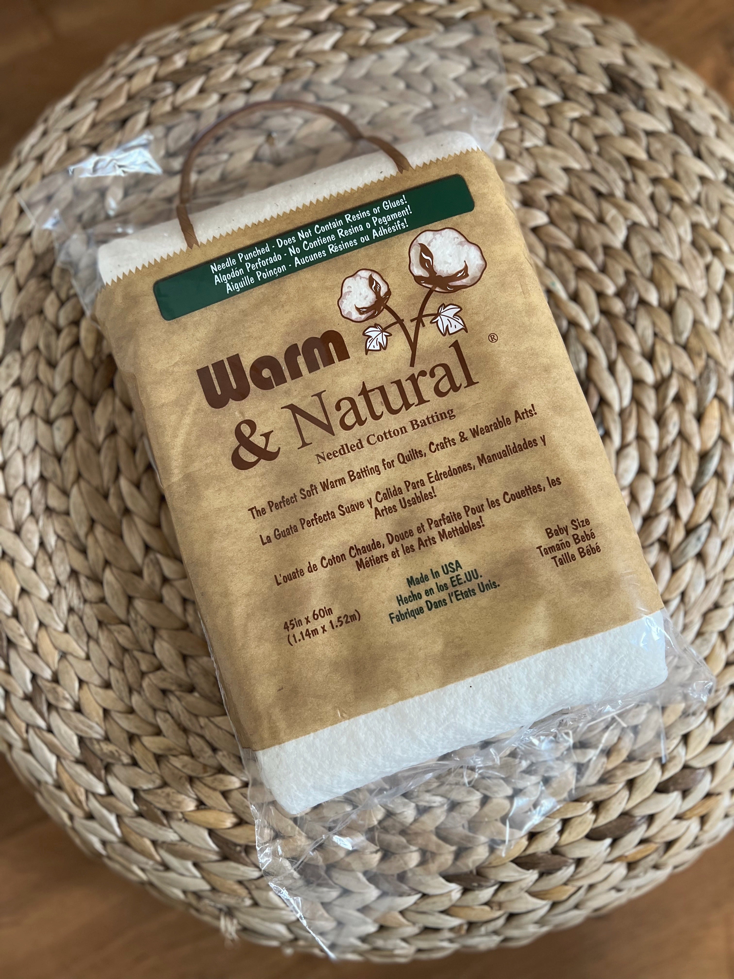 Warm & Natural Cotton Batting - Notation Supplies | Wild Littles
