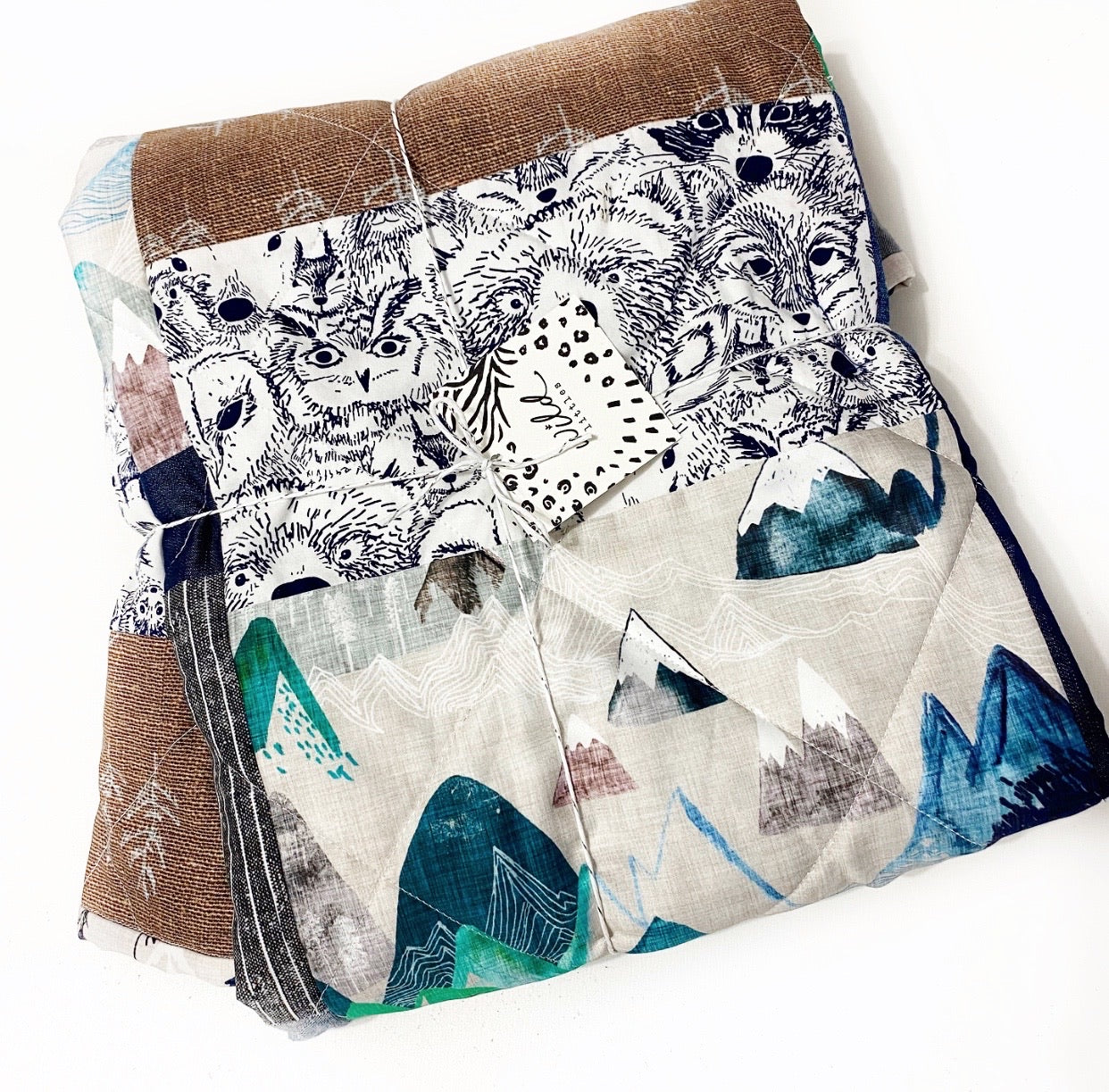 Sea to Sky Patchwork Baby Quilt | Wild Littles