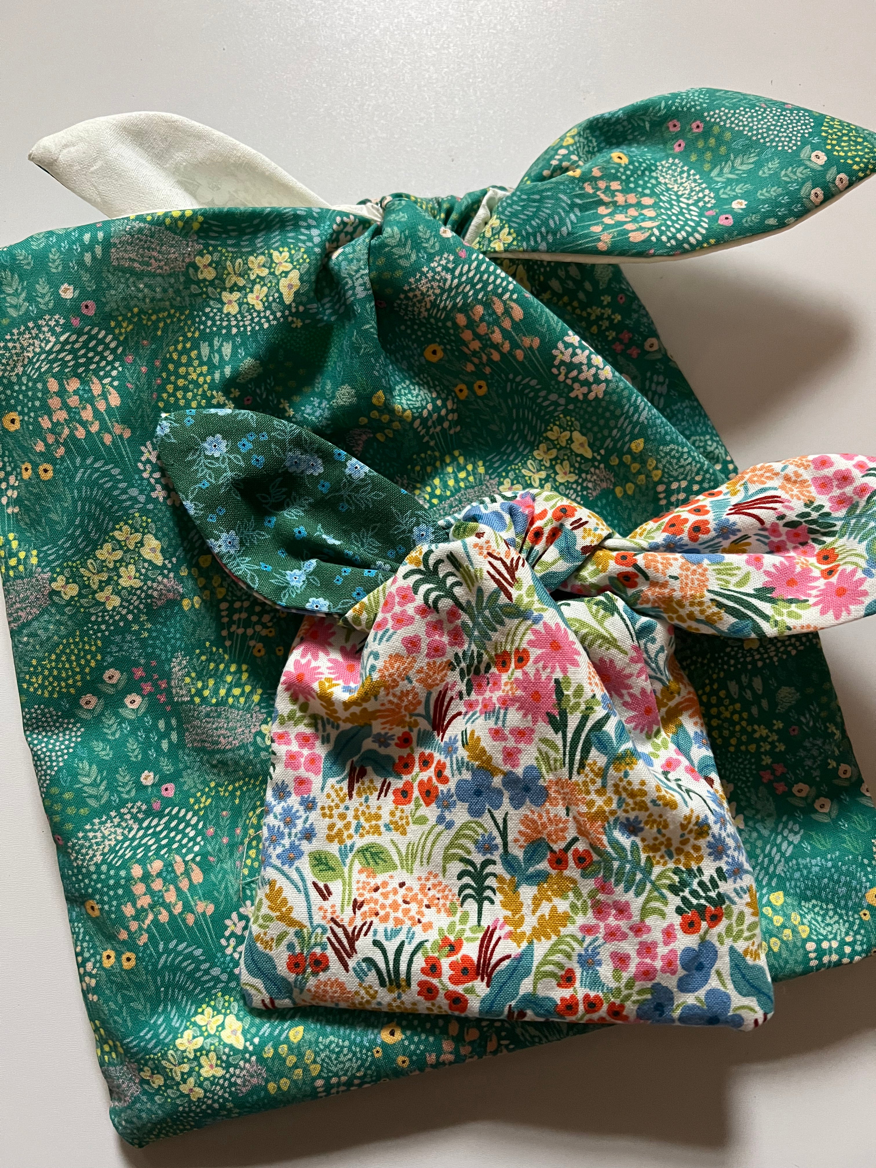 easter bunny bags - garden florals