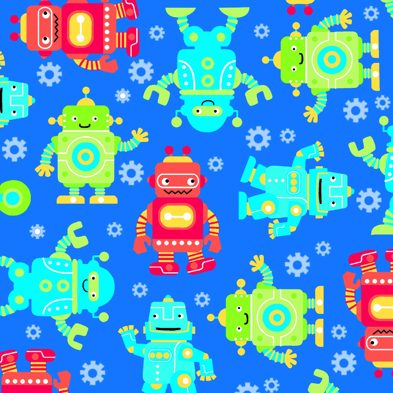 Robots Flannel