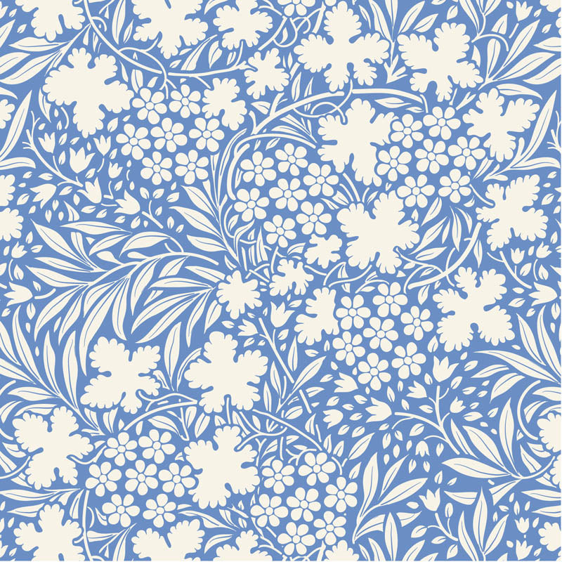Bushbloom Blue - Tilda Something Blue PRE-ORDER Shipping June 1