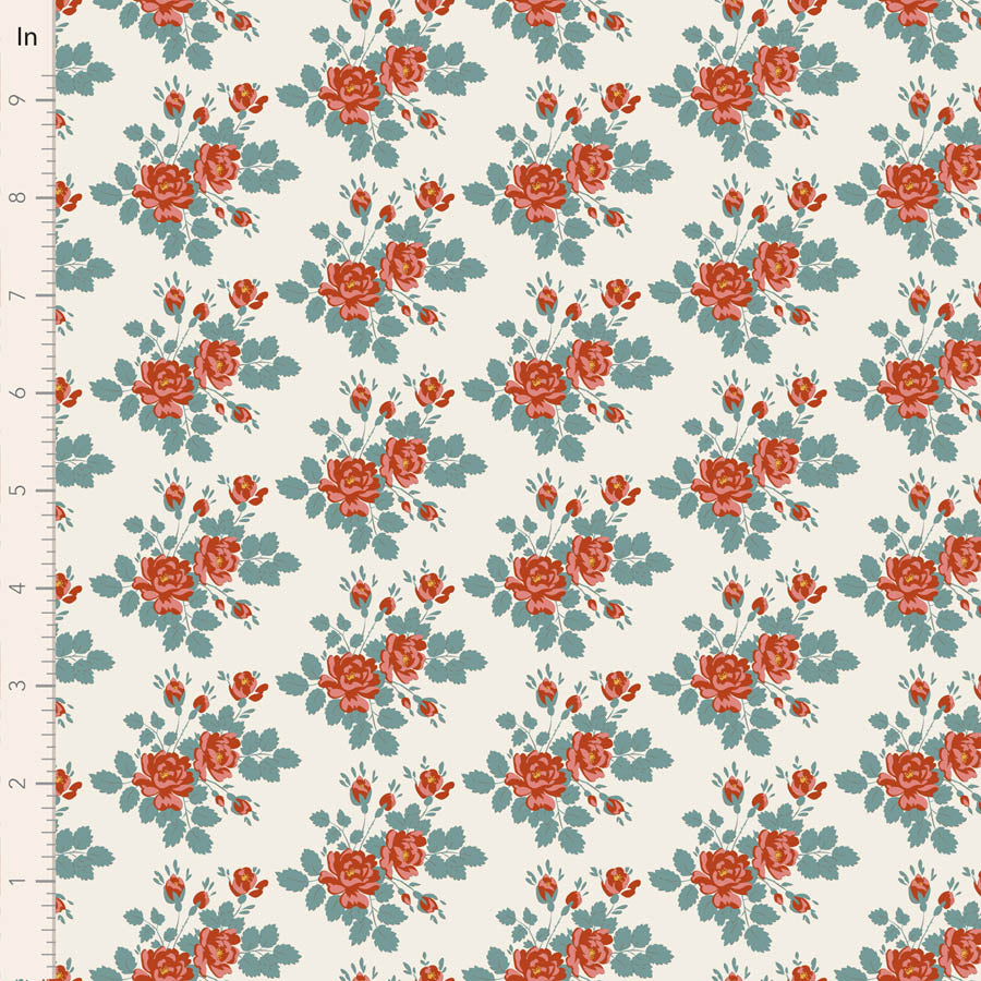 PRE-ORDER shipping Oct 1 - Myrtle Teal - Tilda Village Life
