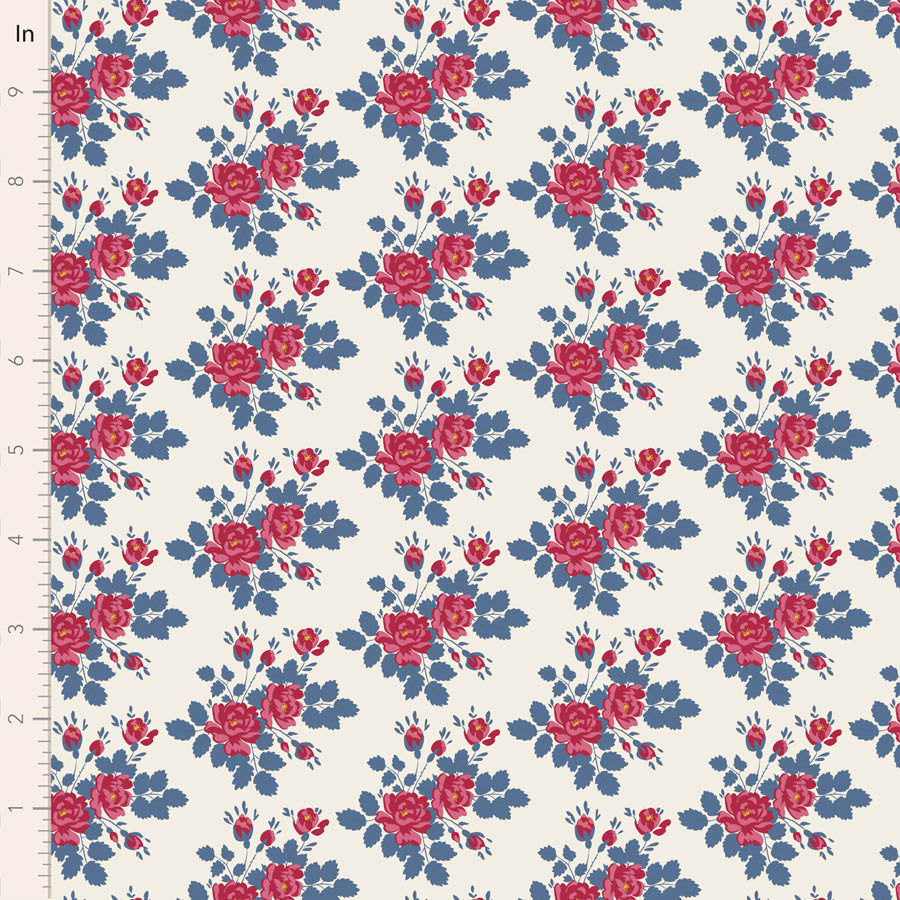 PRE-ORDER shipping Oct 1 - Myrtle Blue - Tilda Village Life