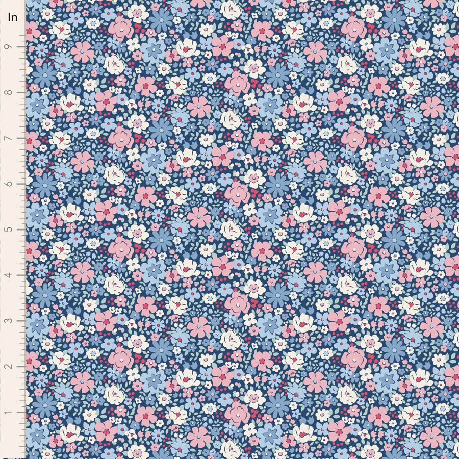 PRE-ORDER shipping Oct 1 - Esther Blue - Tilda Village Life