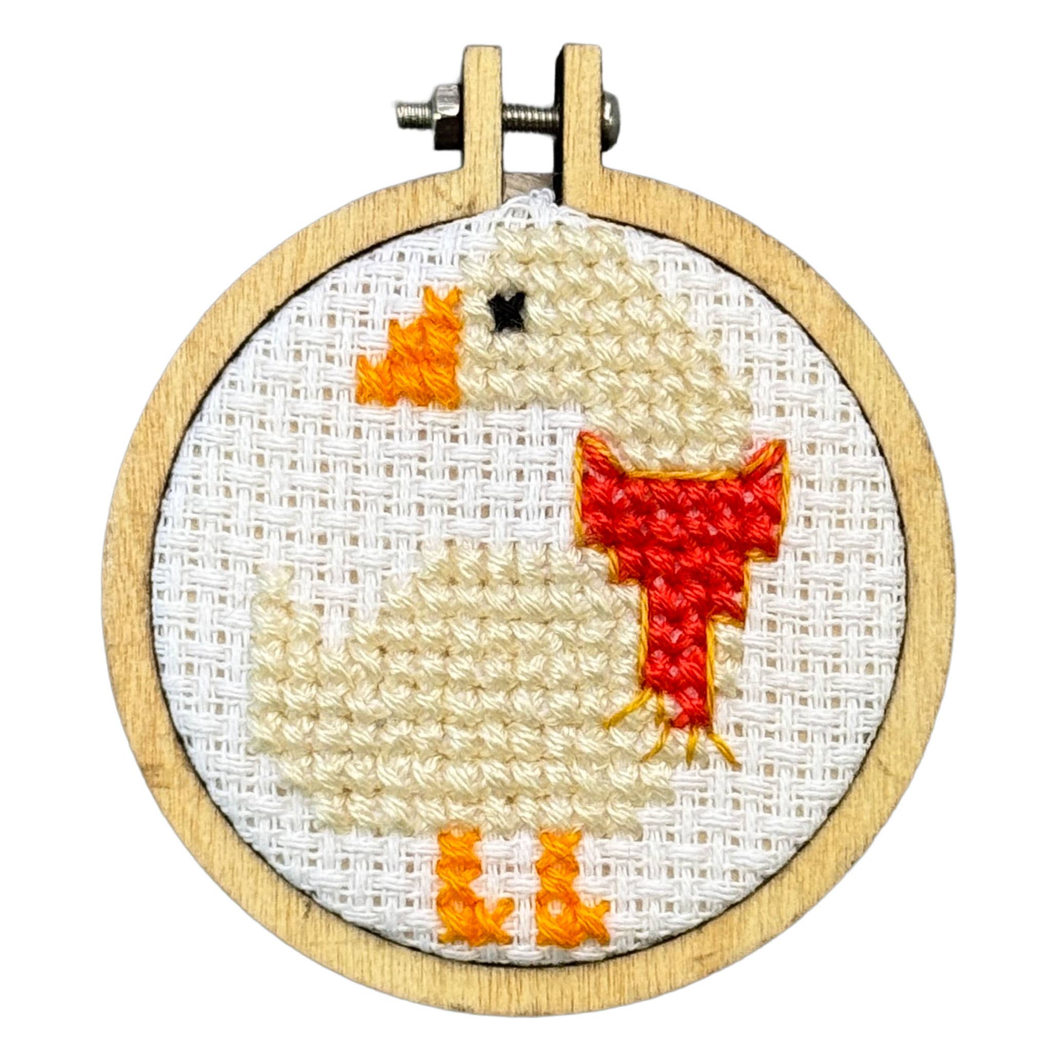 The Crafty Kit Company - Merry Honk-mas! Mini Matchbox Cross Stitch Kit