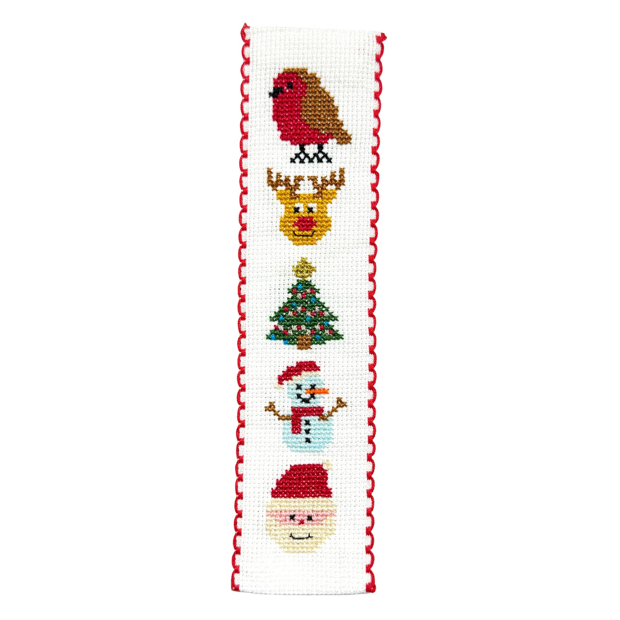The Crafty Kit Company - Festive Friends Cross Stitch Bookmark Kit