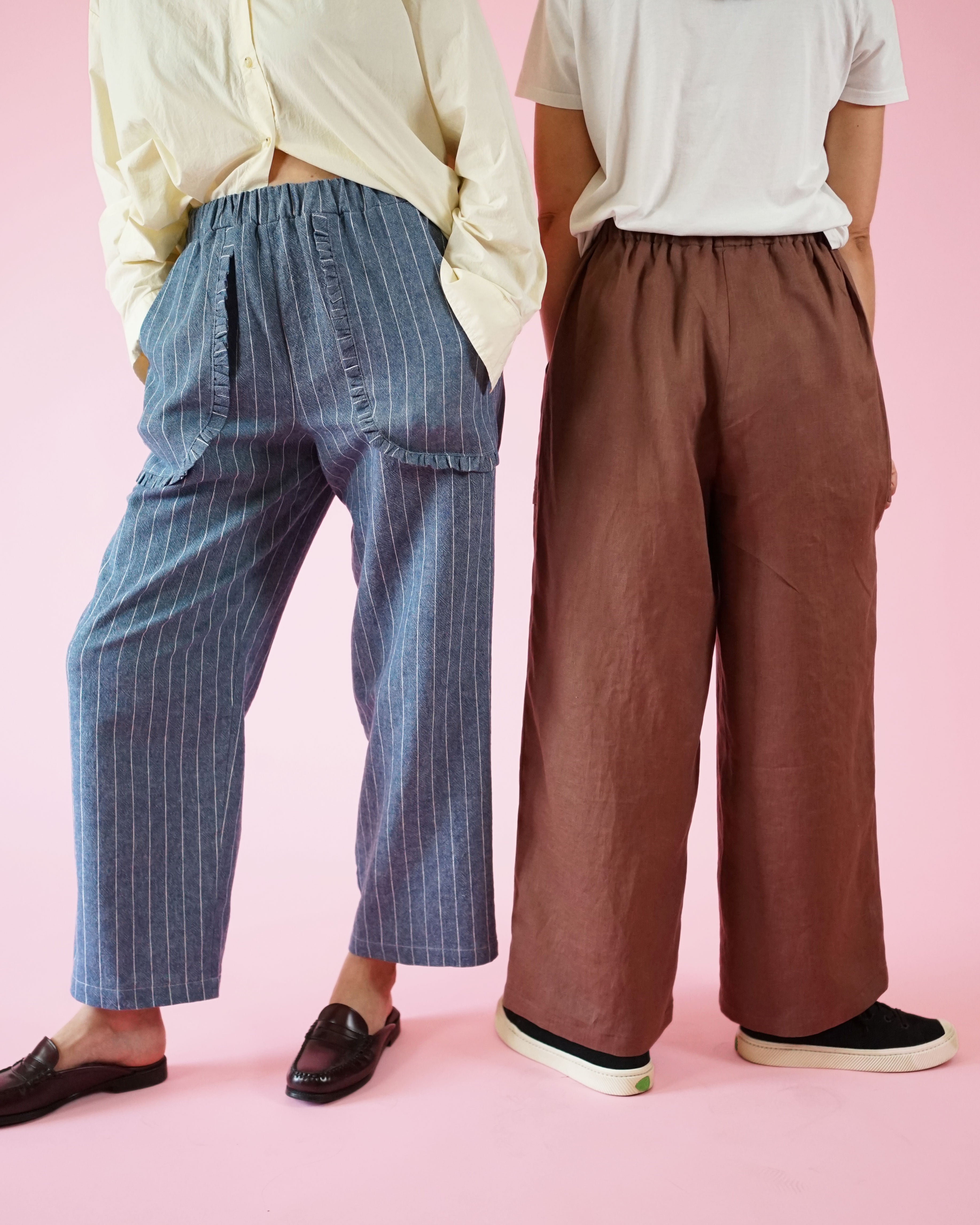 Matchy Matchy Sewing Club - Apron Pocket Pants - Digital Download