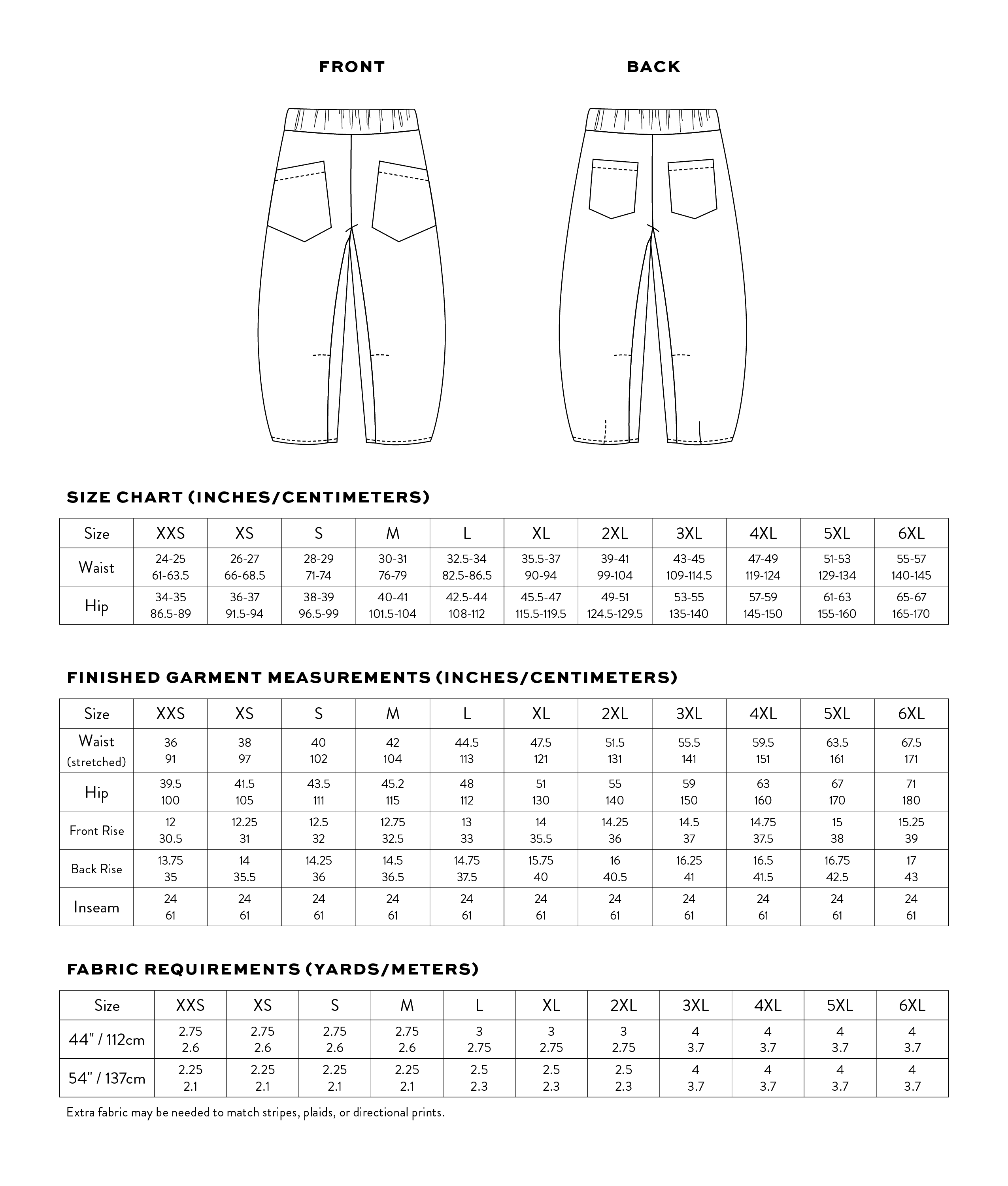 Matchy Matchy Sewing Club - Archer Work Pants - Digital Download