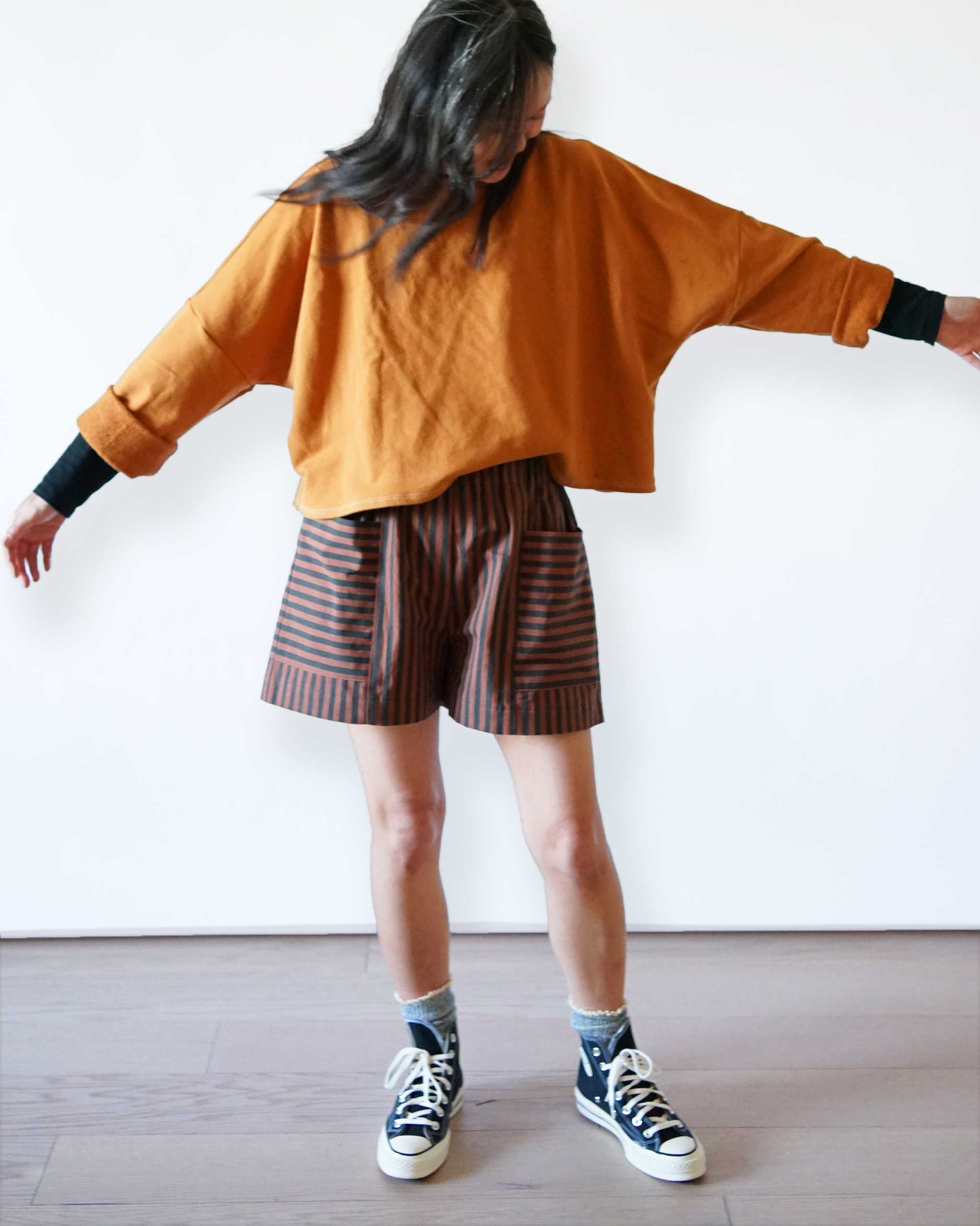 Matchy Matchy Sewing Club - Weekend Chore Shorts