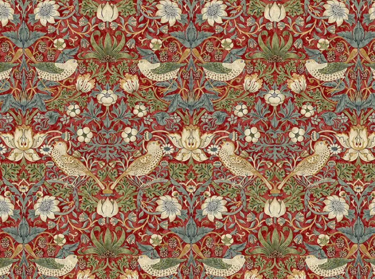 Morris Strawberry Thief Red