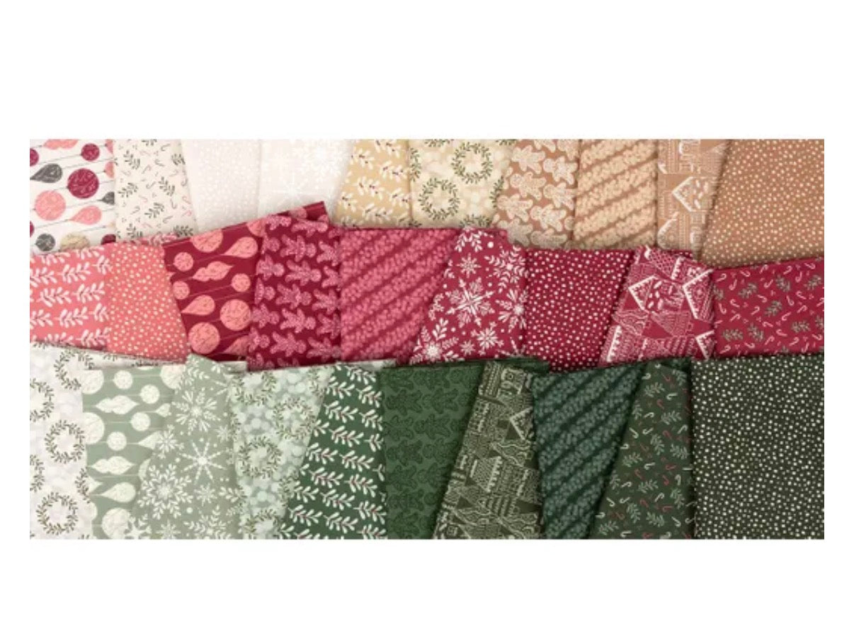 Gingerbread Lane Fat Quarter Bundle 29 pieces