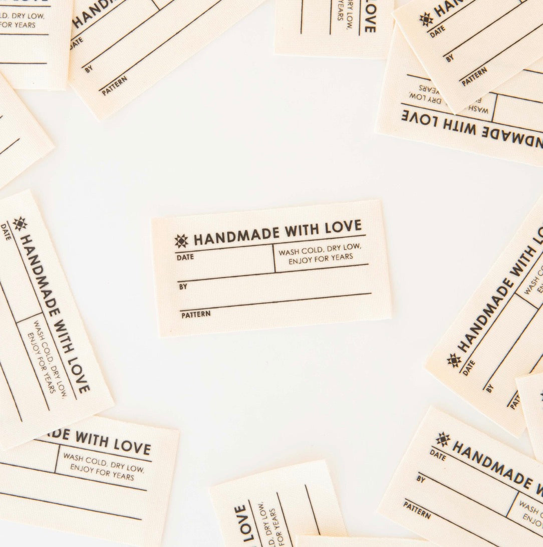 Sarah Heart Handmade with Love Labels