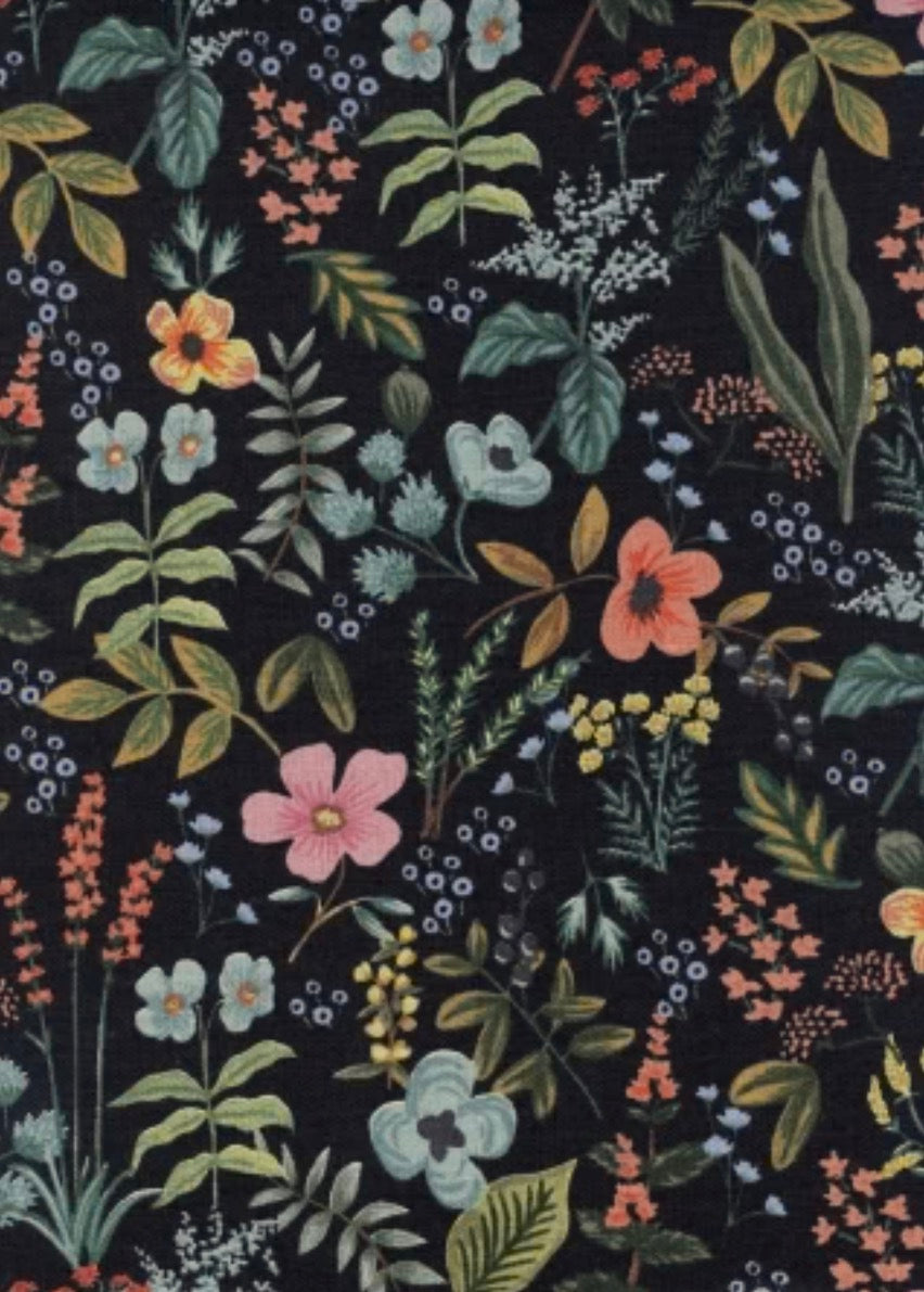 Rifle Paper Co Canvas - Amalfi Black 38054-22